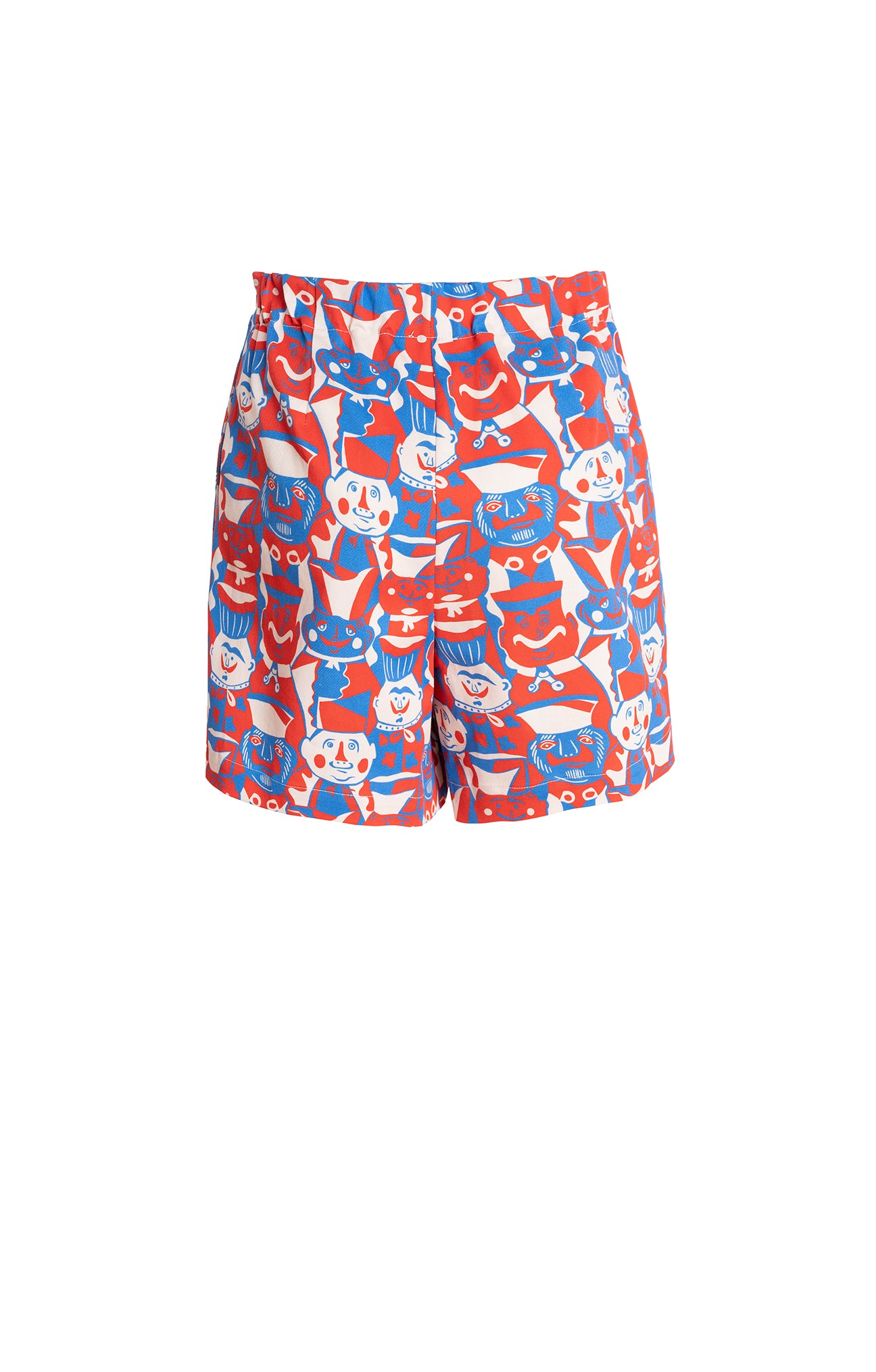 ALFOLD canvas skort 'Miska faces'