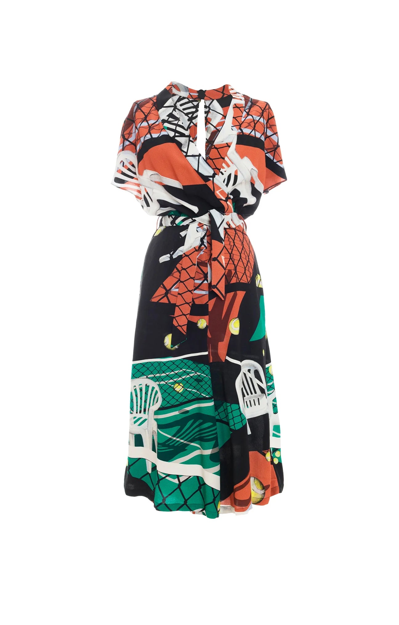 BUDAPEST kimono jumpsuit 'Court Print'