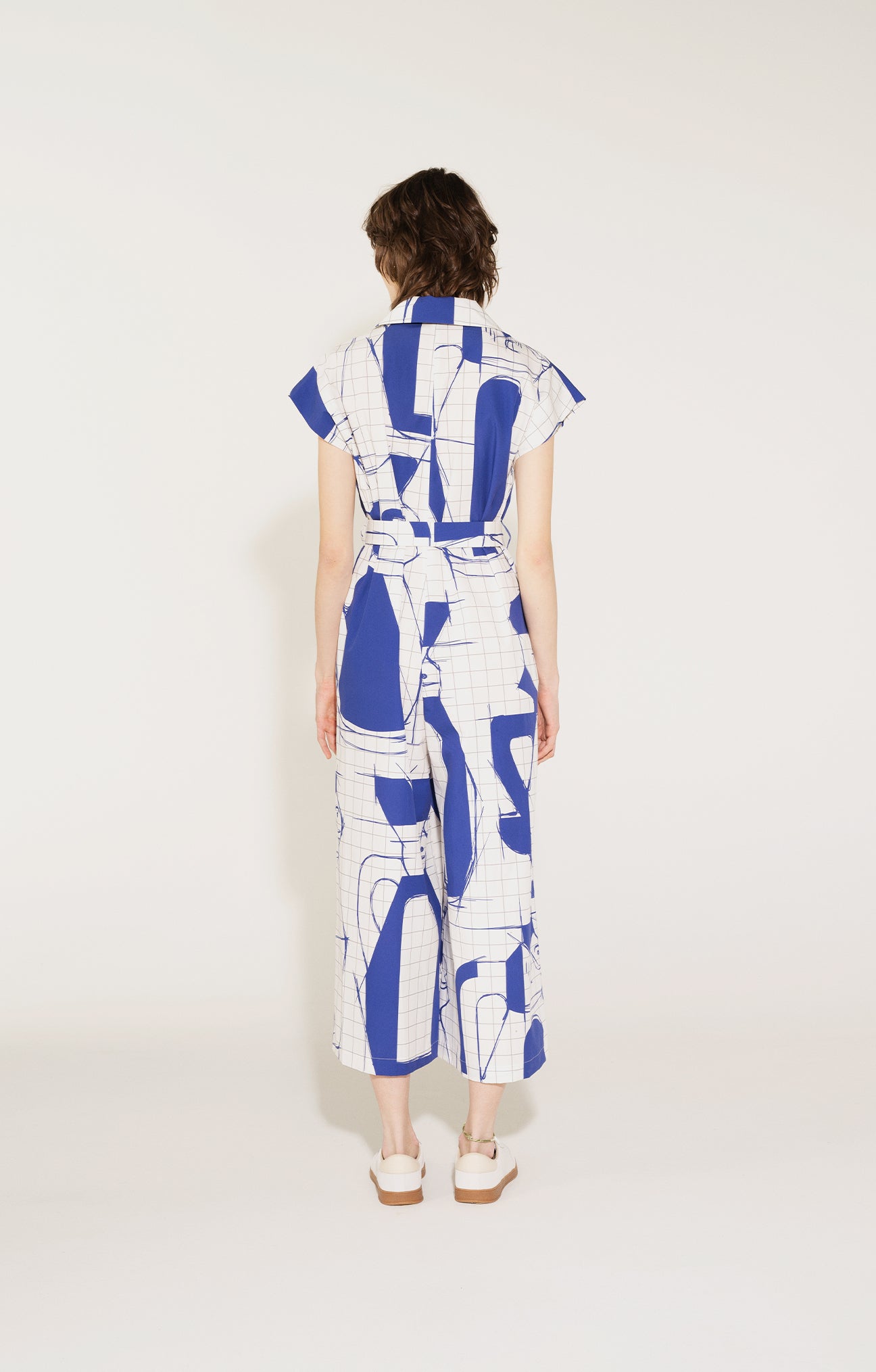 BUTELLA poplin jumpsuit 'Sketch'