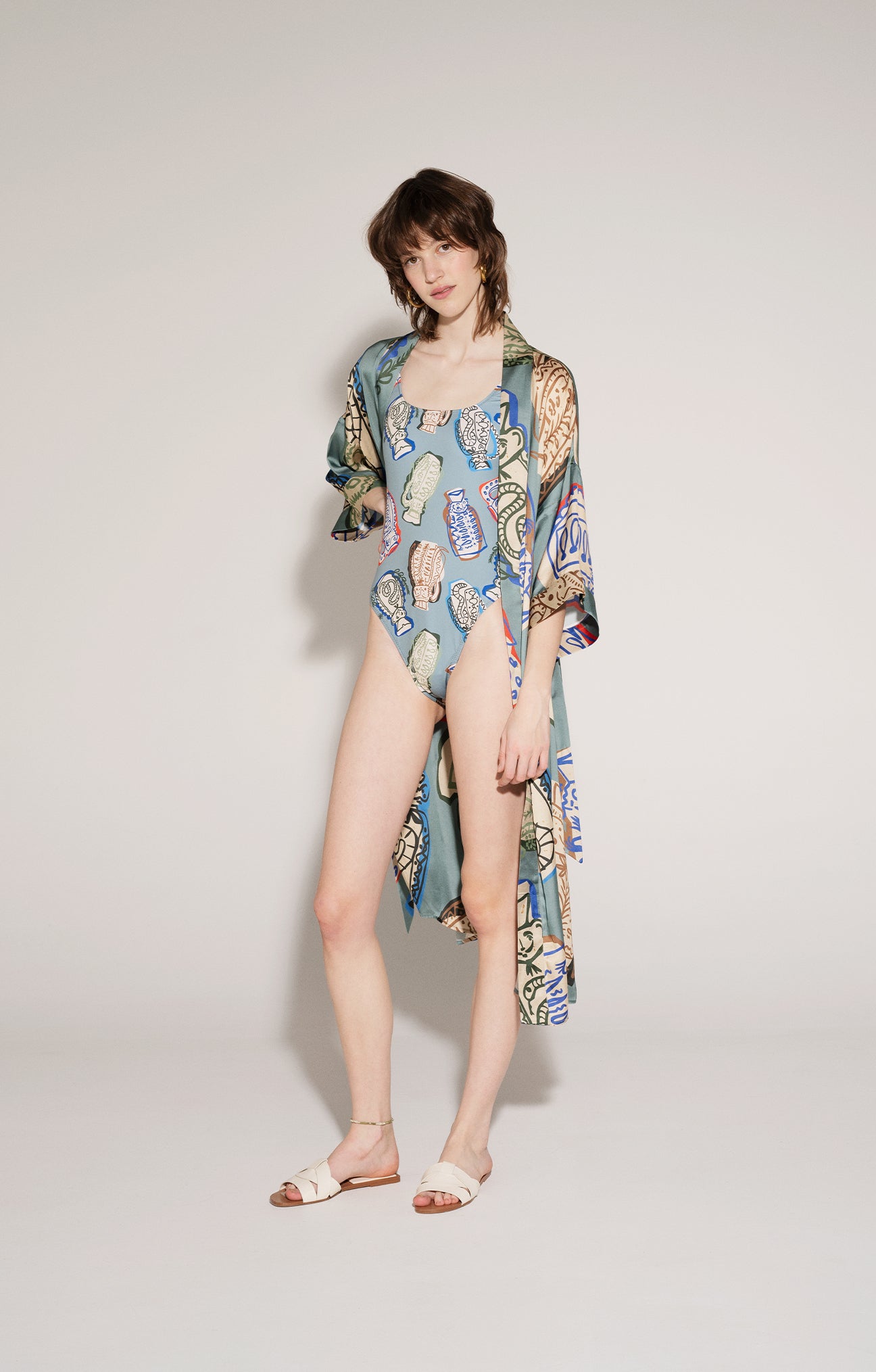 DEMIZSON open-back swimsuit 'Jug'