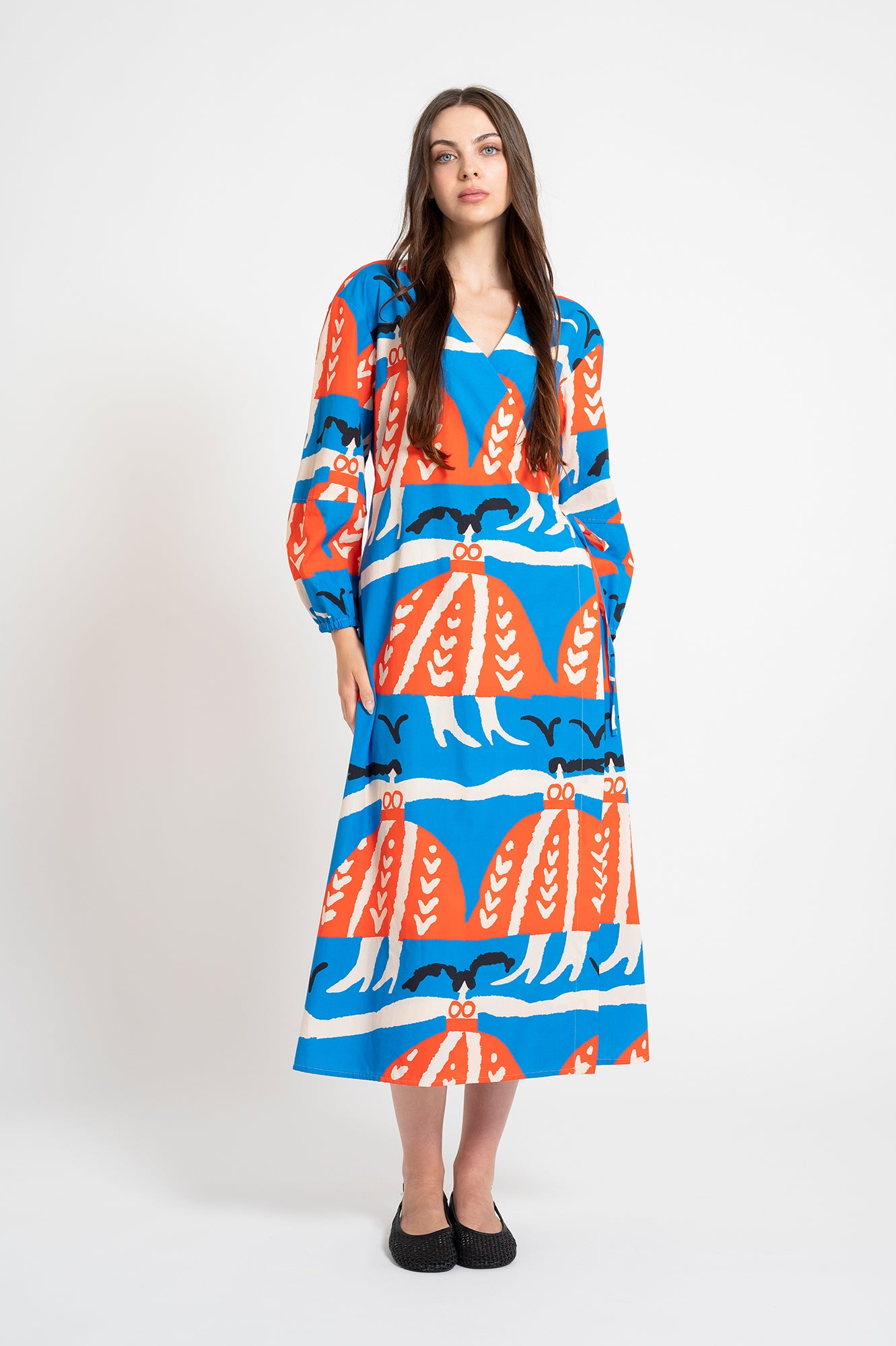PASZULY wrap shirt dress 'Maiden'