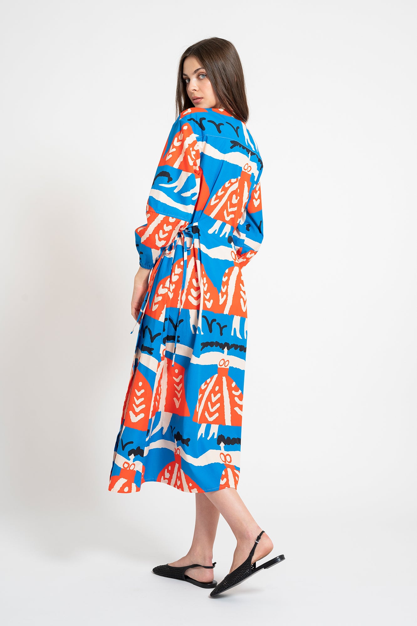 PASZULY wrap shirt dress 'Maiden'