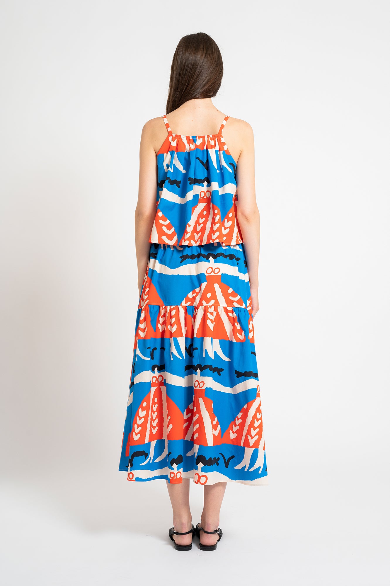 KACOR ruffled maxi skirt 'Maiden'