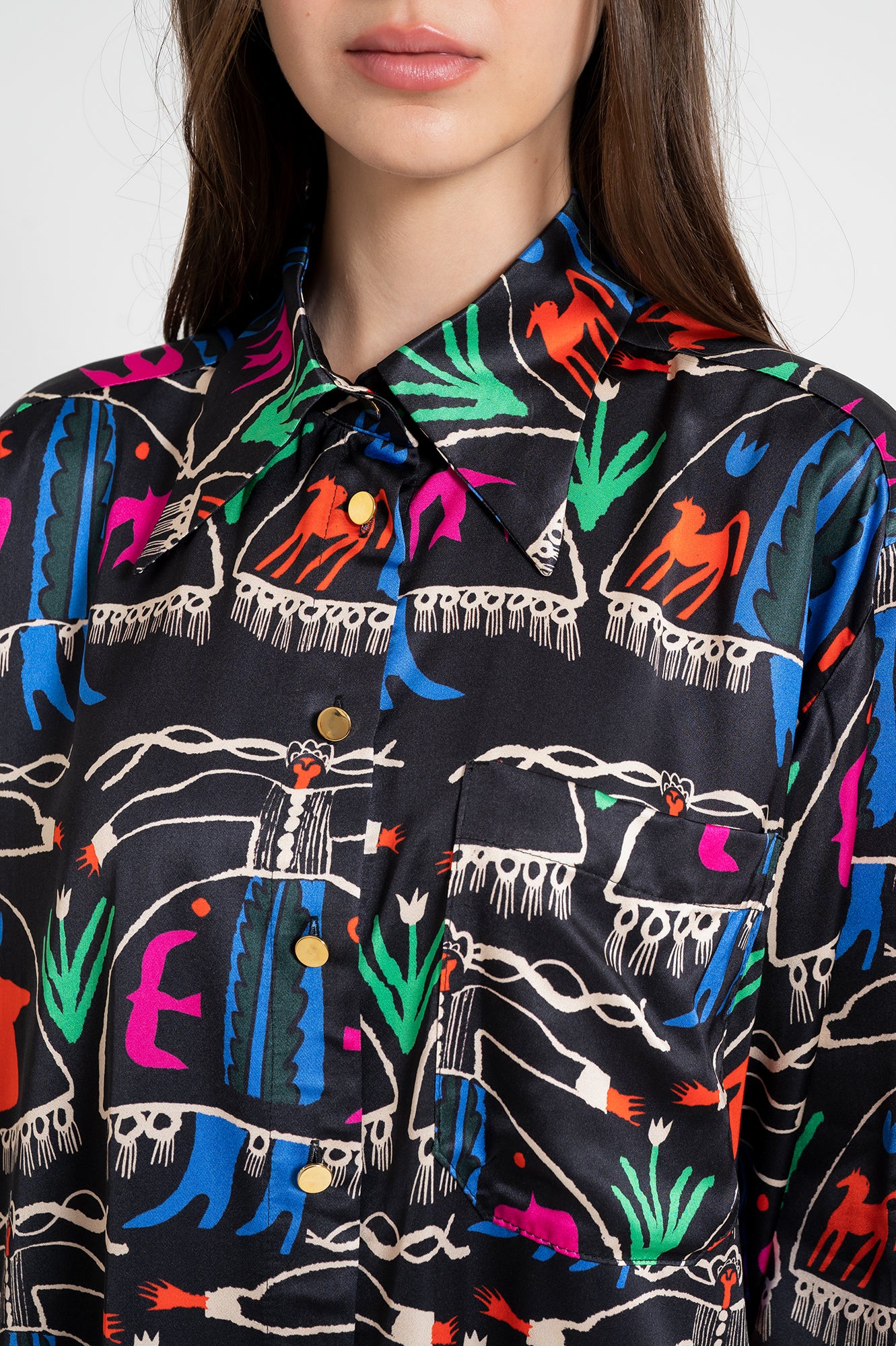 CHAMONIX oversized long shirt 'Bride'