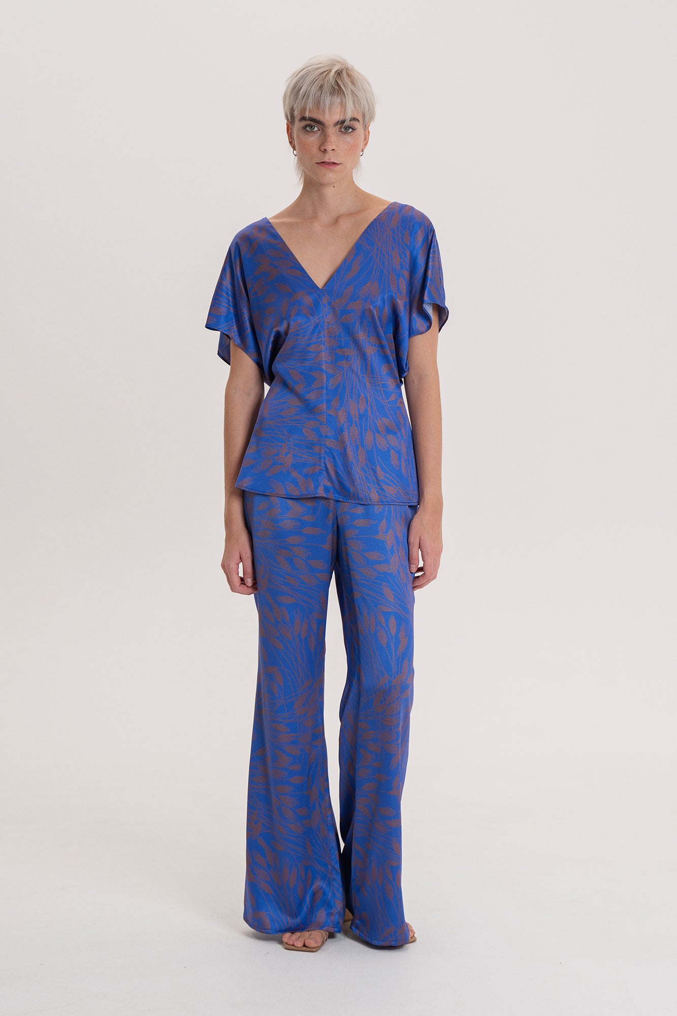 BALAFANT flared trousers 'Wheat'