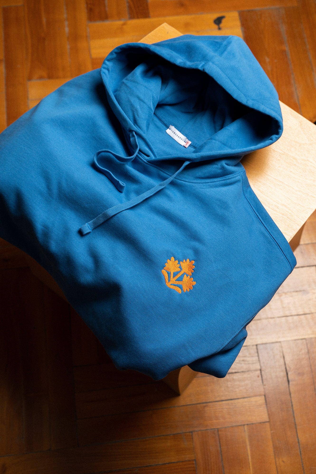 'LOBSTER' men's hoodie sky blue