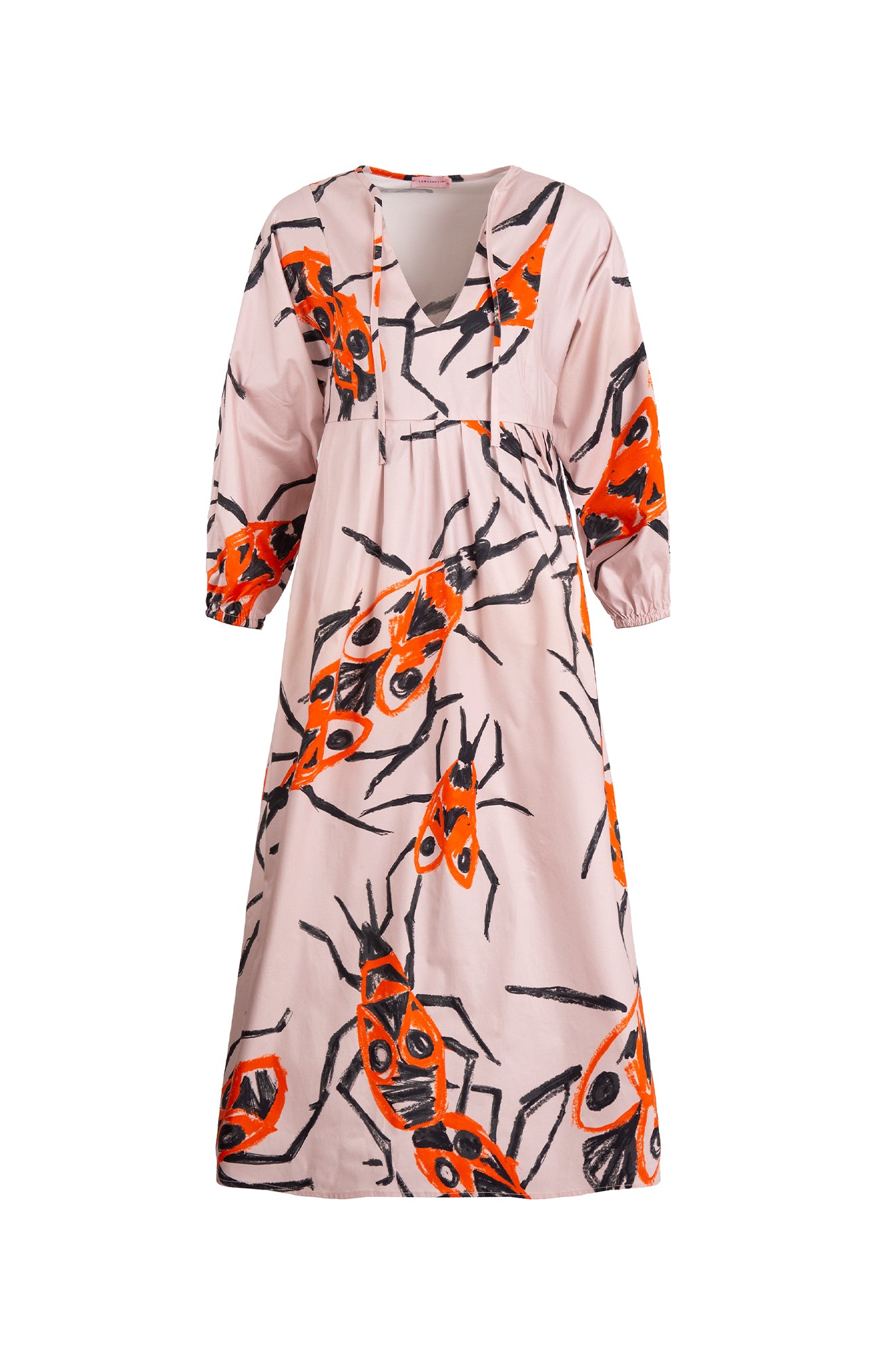 FUTRINKA rustic maxi dress 'Big Firebugs'