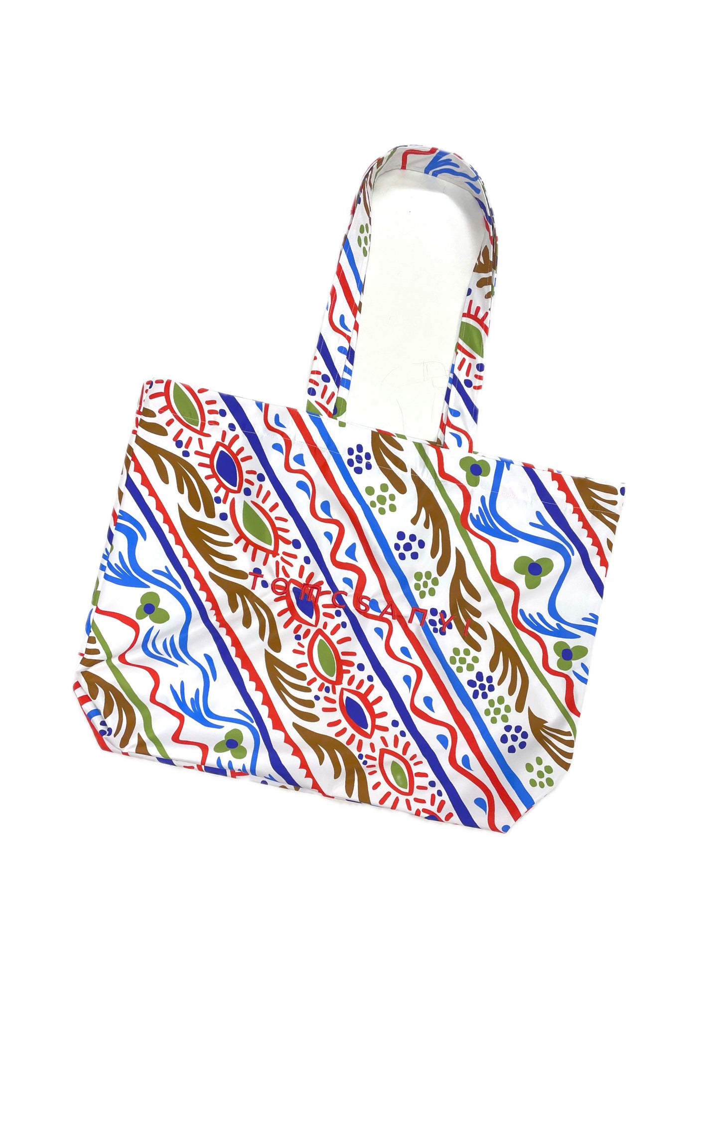 GUDAURI Tote Bag 'Folkdoodle' Print