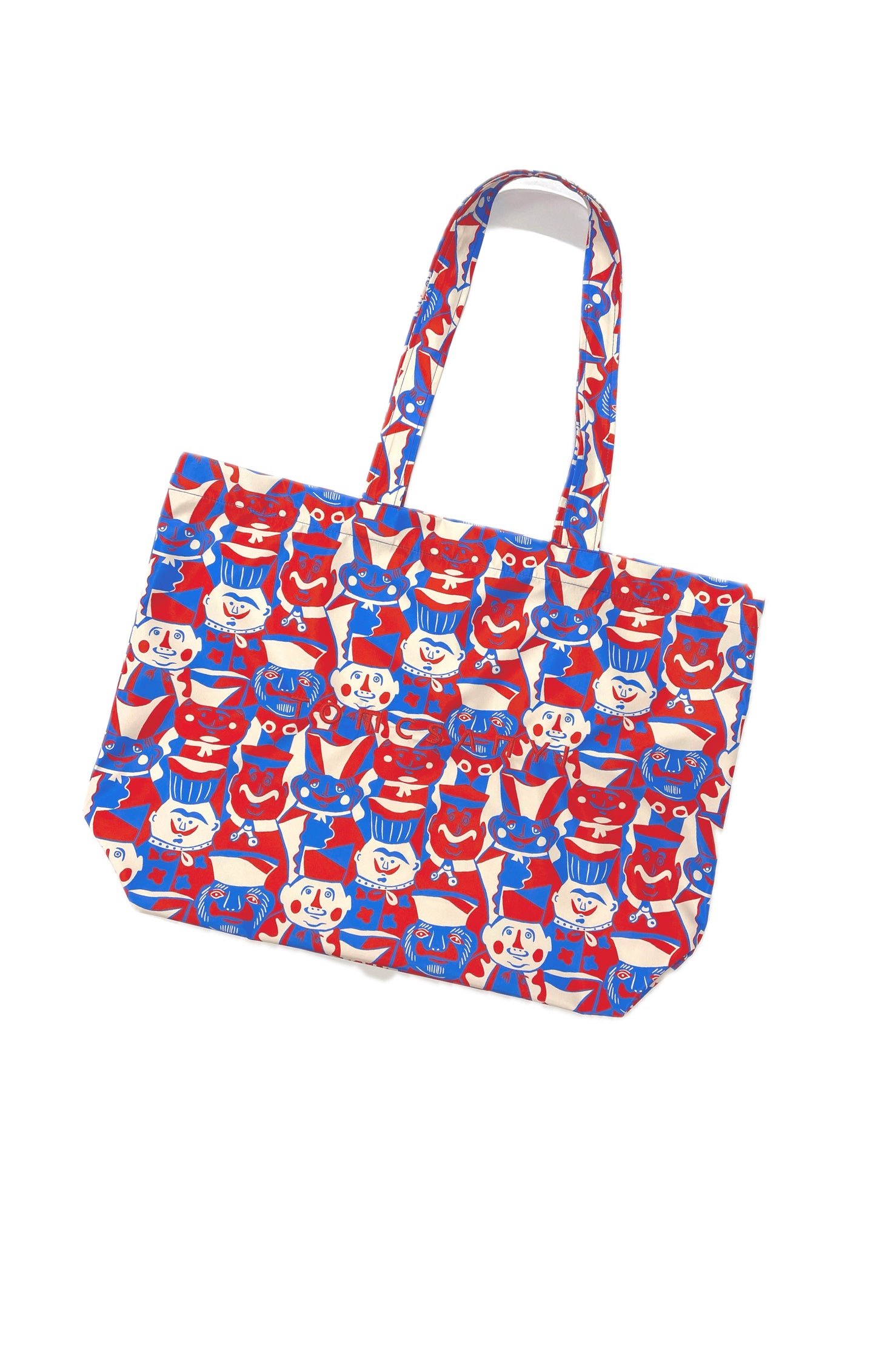 GUDAURI Tote Bag 'Miska Faces' Print