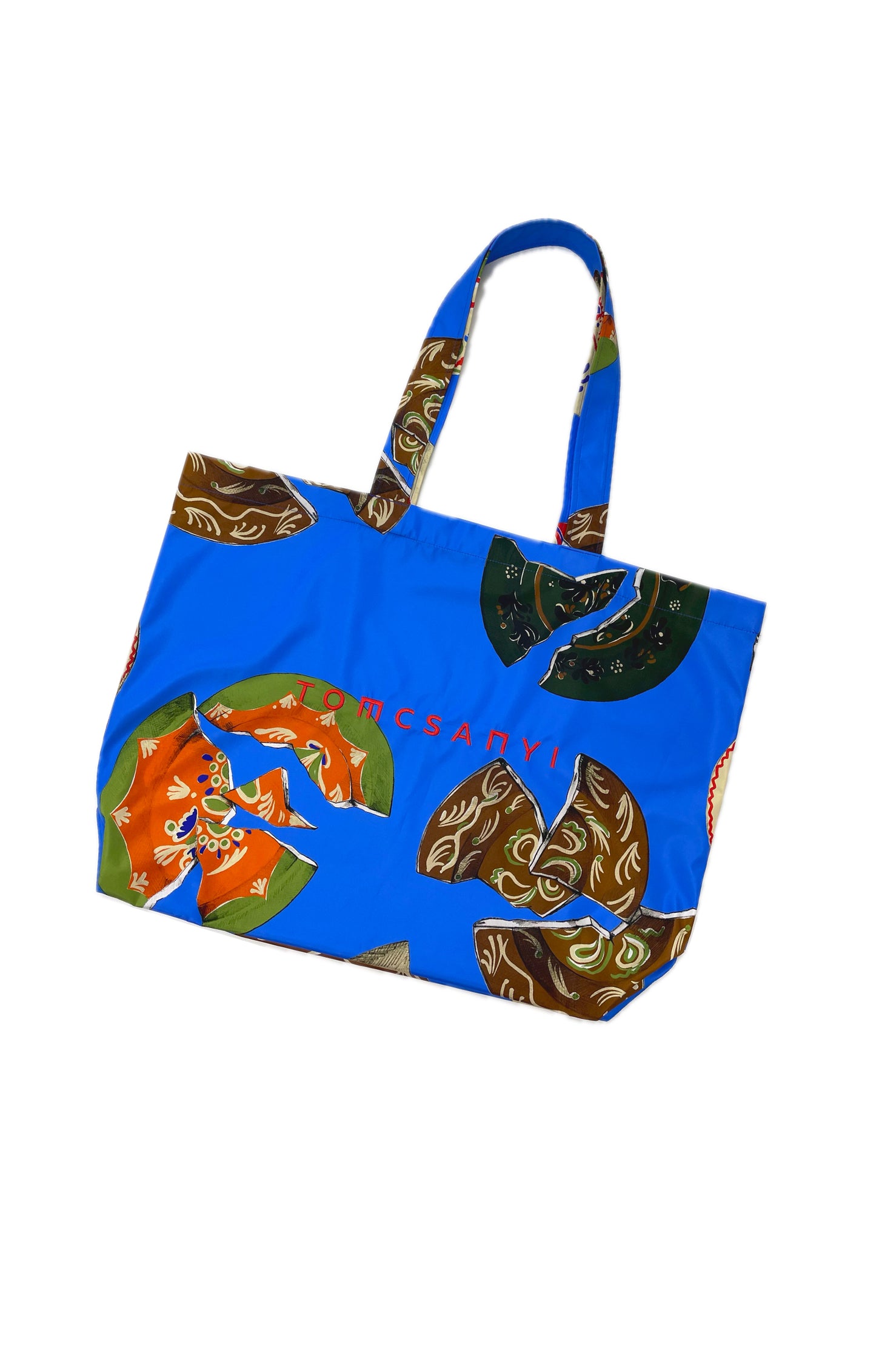 GUDAURI Tote Bag 'Plates' Print