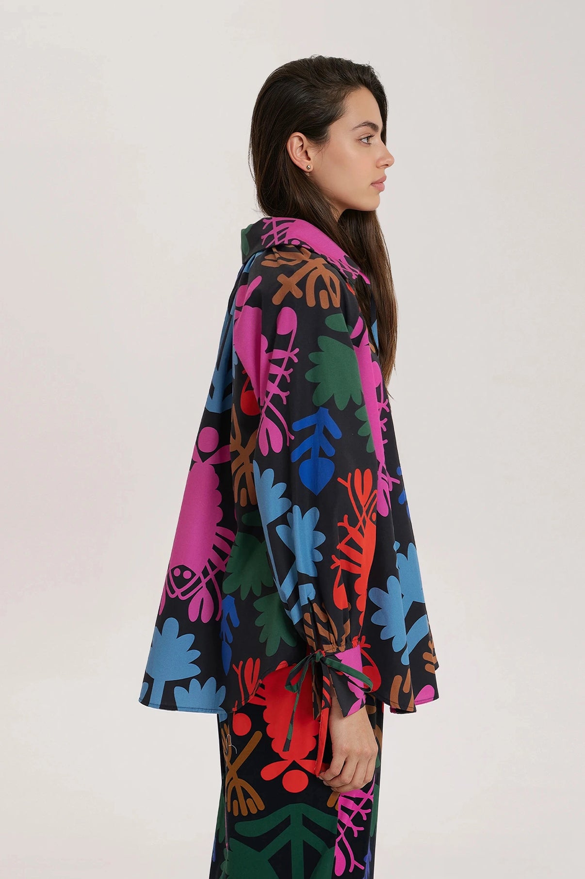 KOCA string detail blouse 'Lobster'