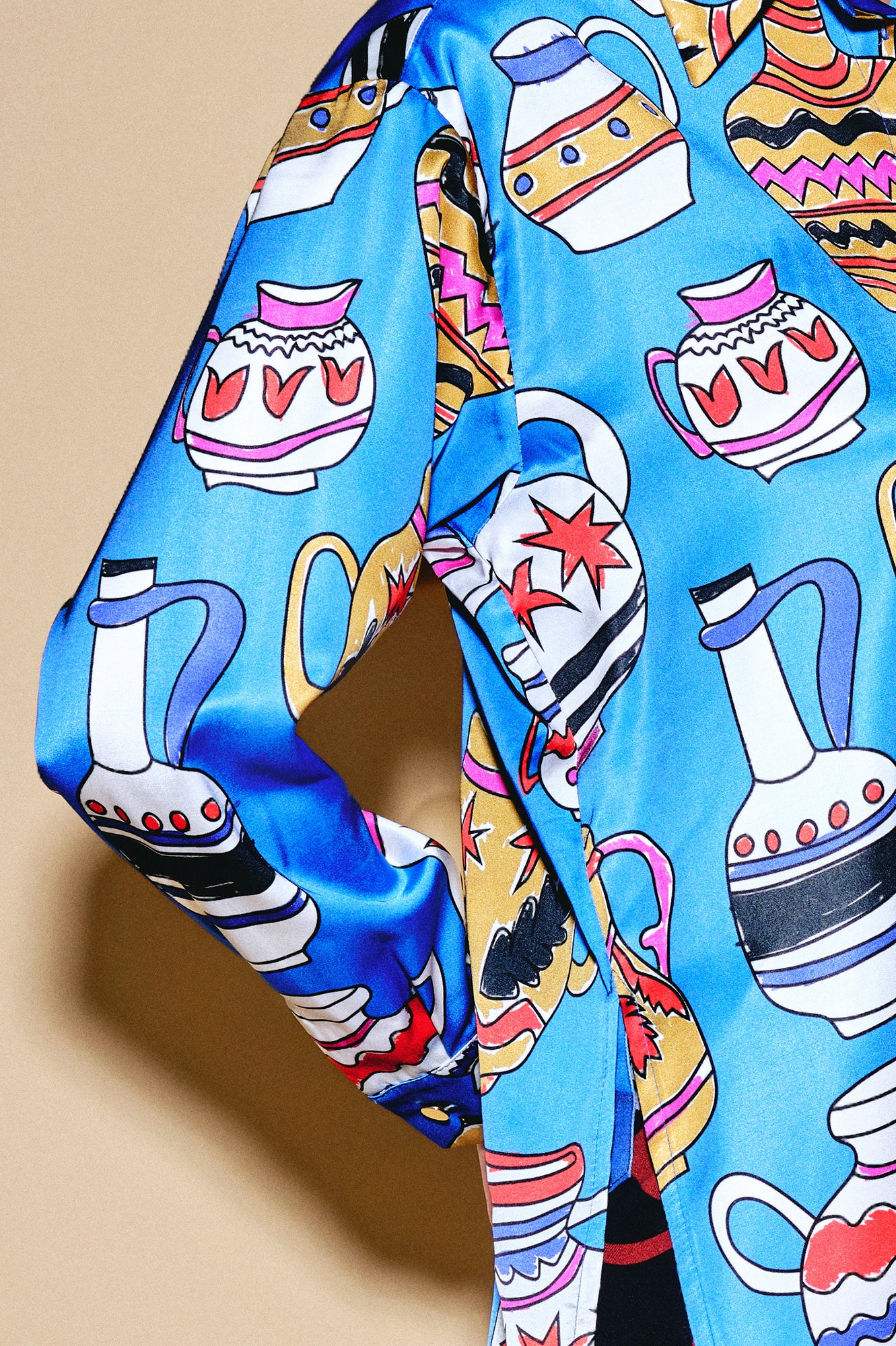 MORPHINI oversized shirt 'Doodle Vases'