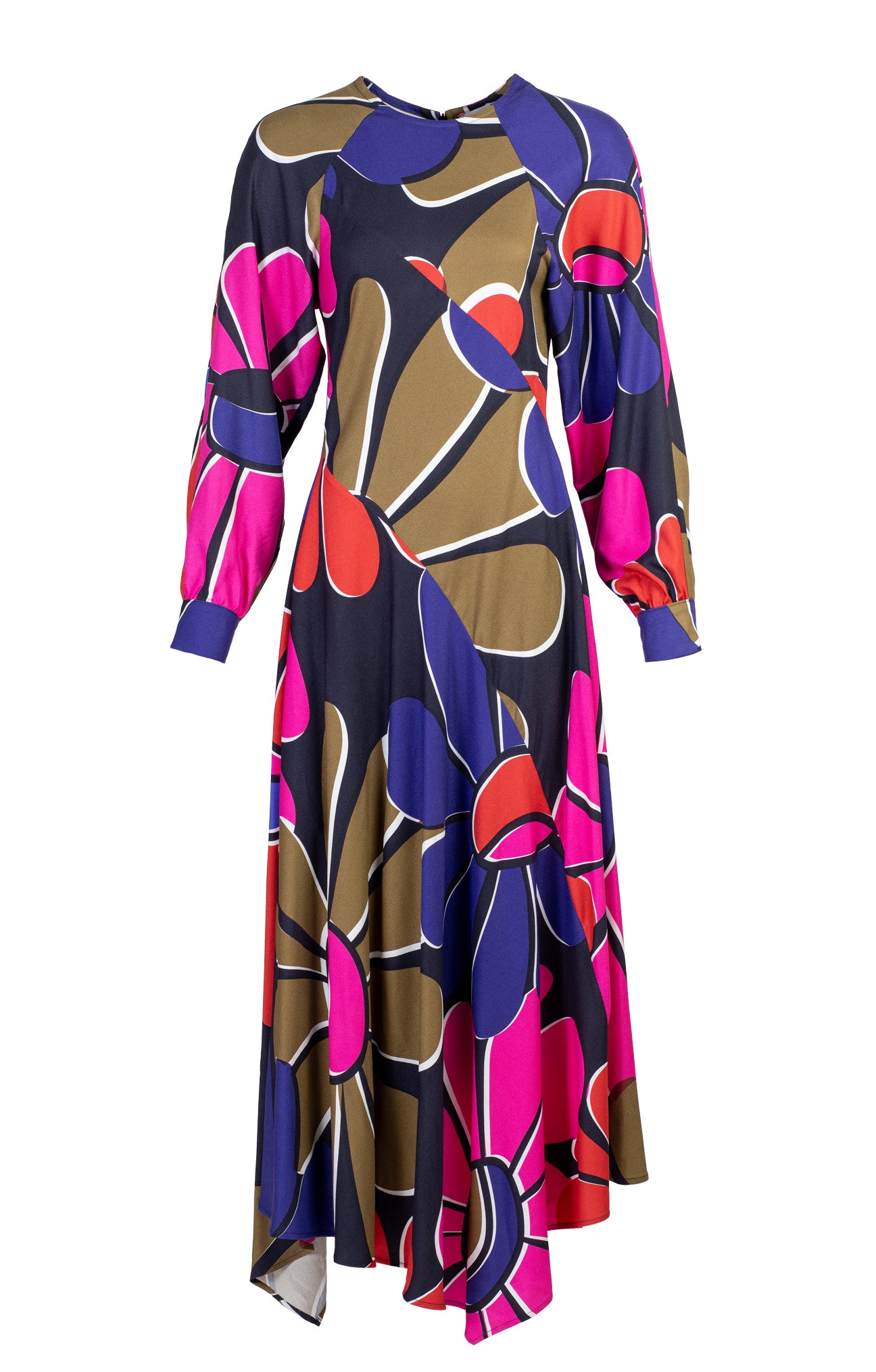 NEFELEJCS asymmetric dress 'daisy'