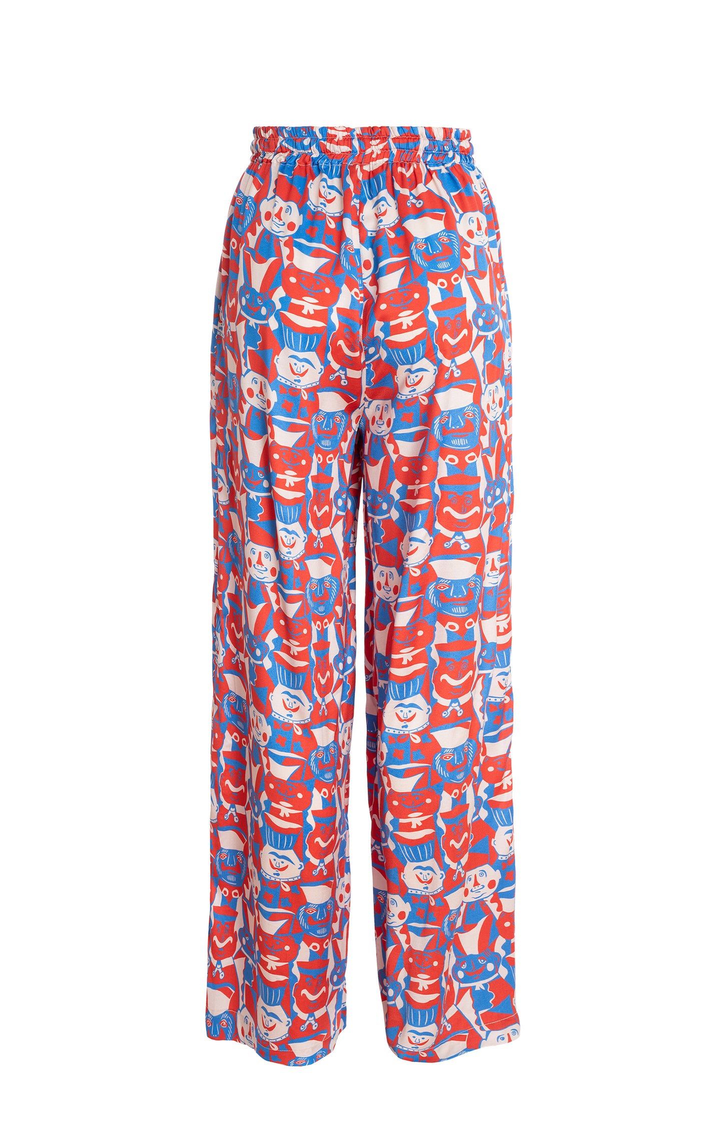 PRADO palazzo trousers 'Miska Faces'