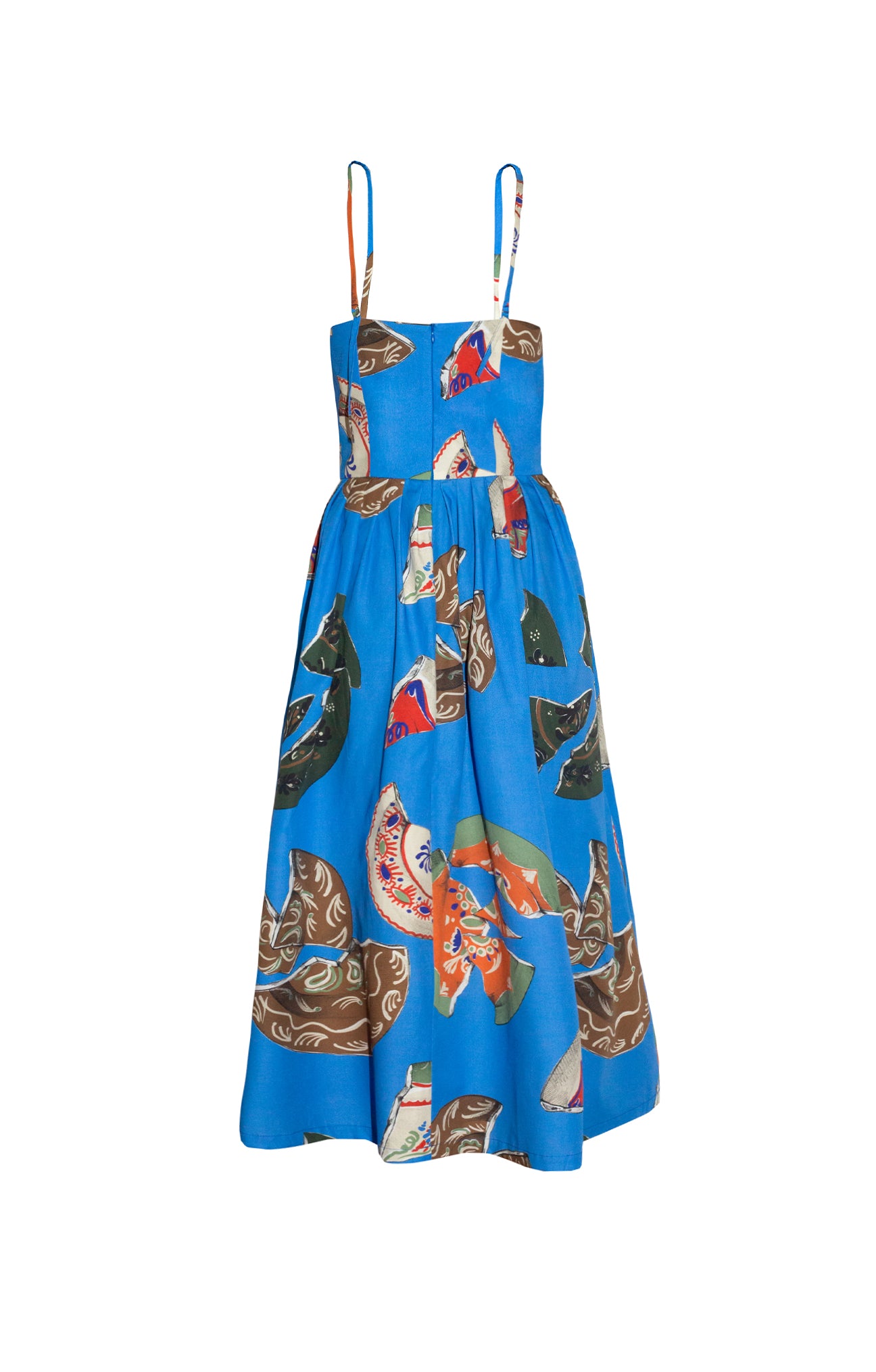 RAJCZY bustier midi dress 'Plates'