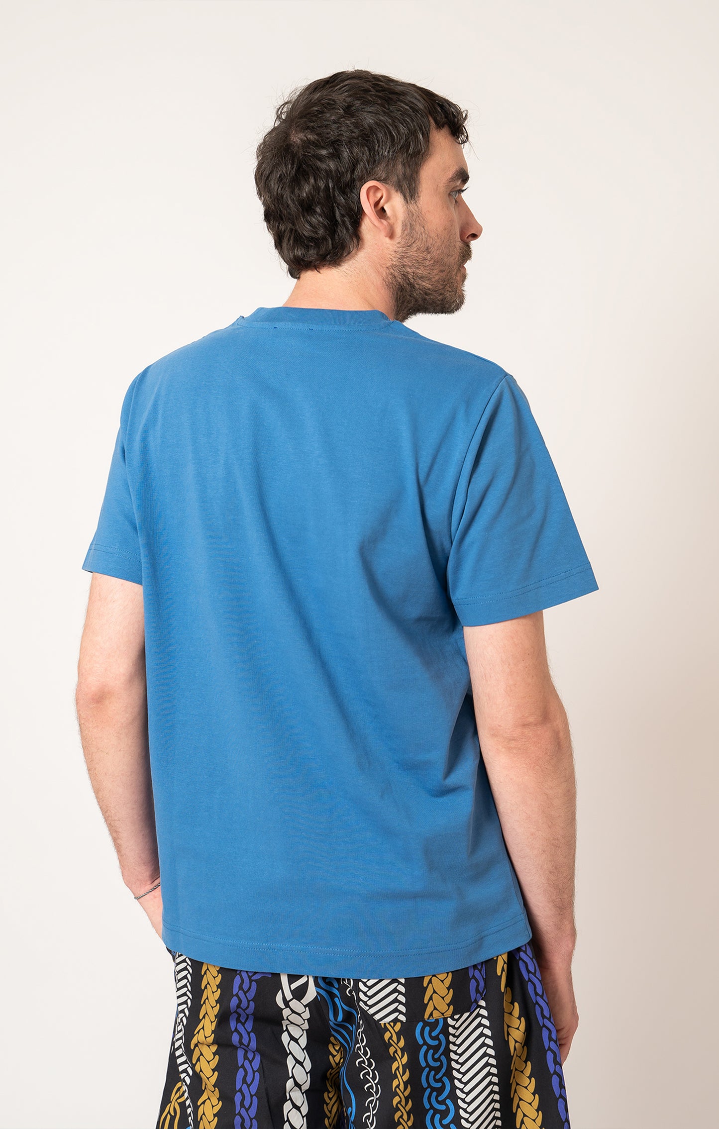 'AXE' men's T-shirt sky blue