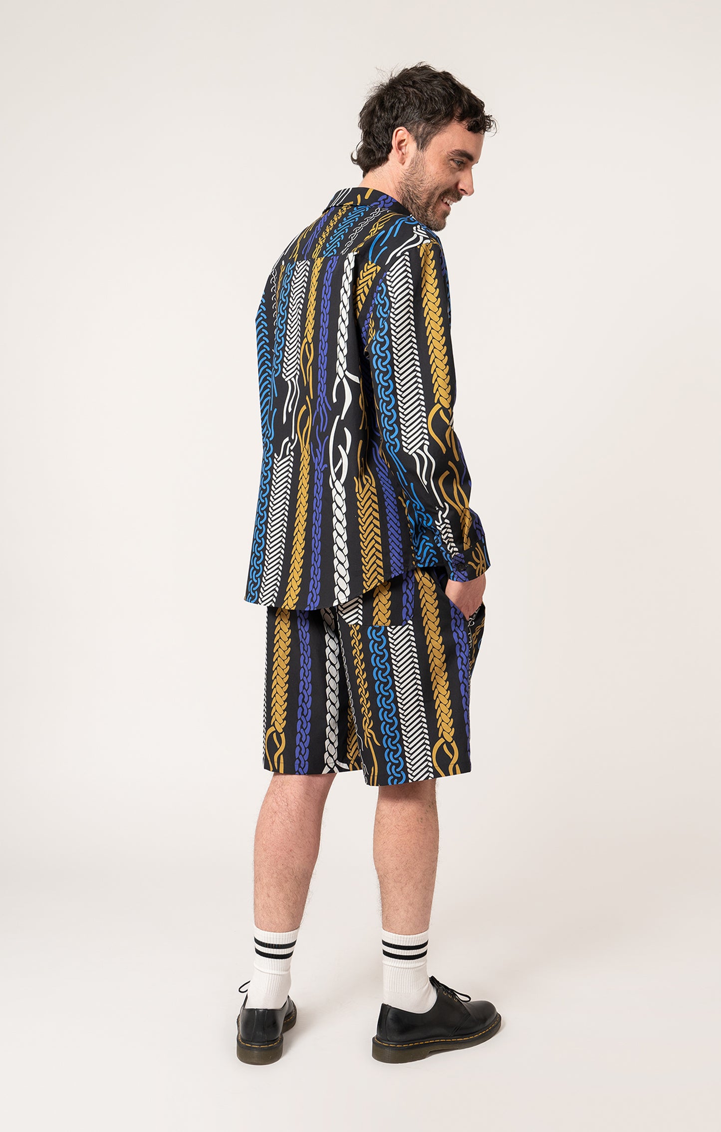 FULES men's poplin shirt 'Braid'