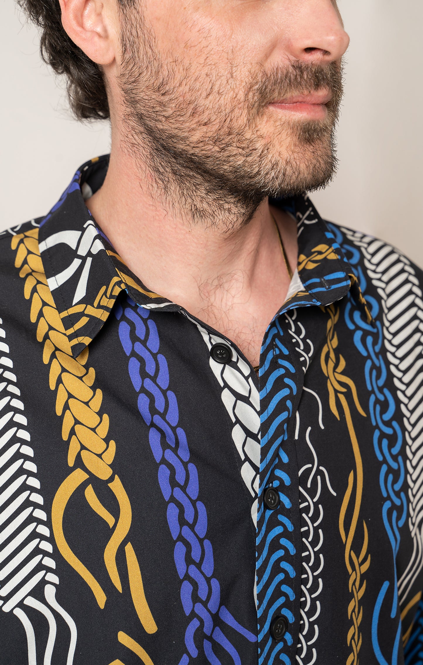 FULES men's poplin shirt 'Braid'