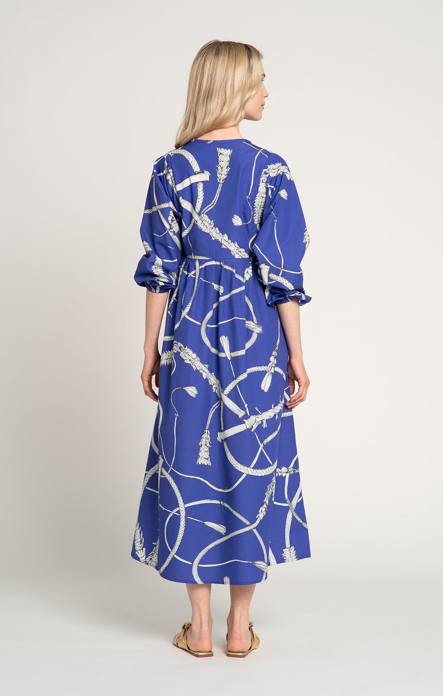 FUTRINKA rustic maxi dress 'Whip Blue'