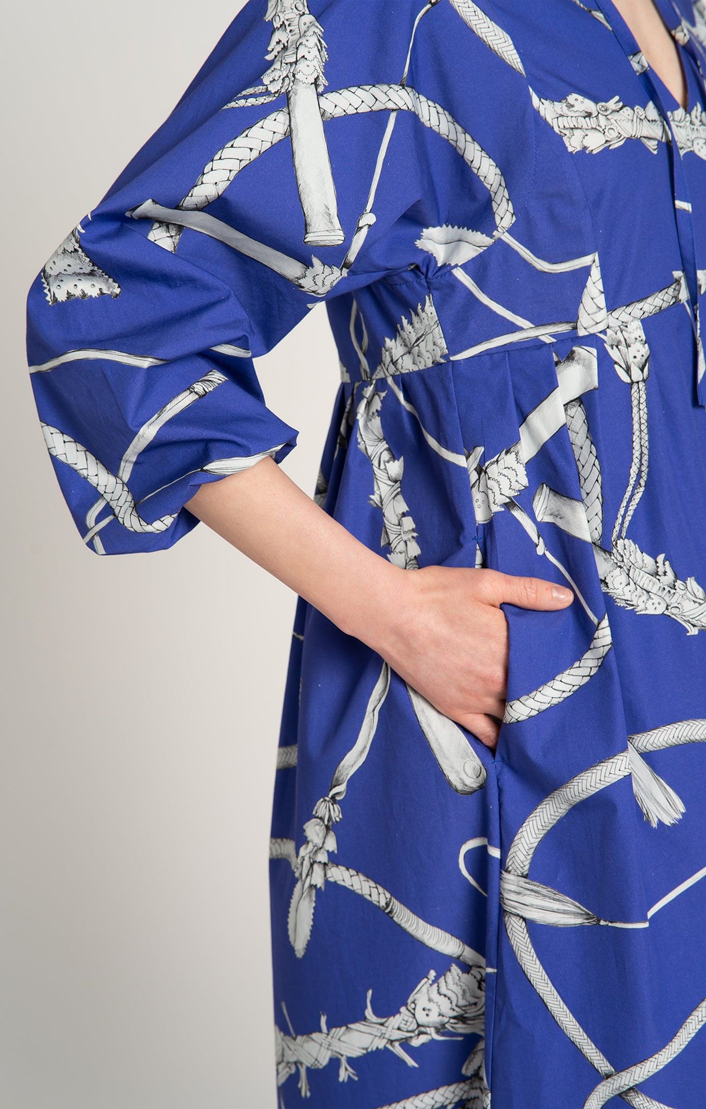 FUTRINKA rustic maxi dress 'Whip Blue'