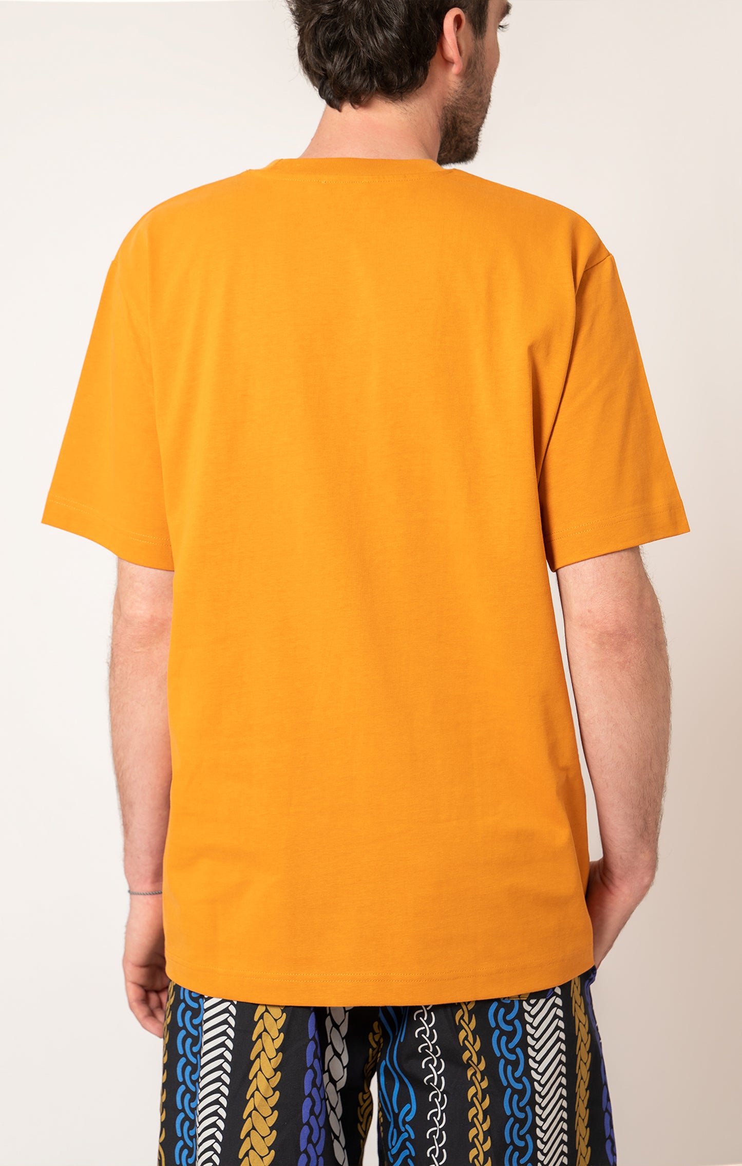 'HORSEMAN' men's T-shirt mustard