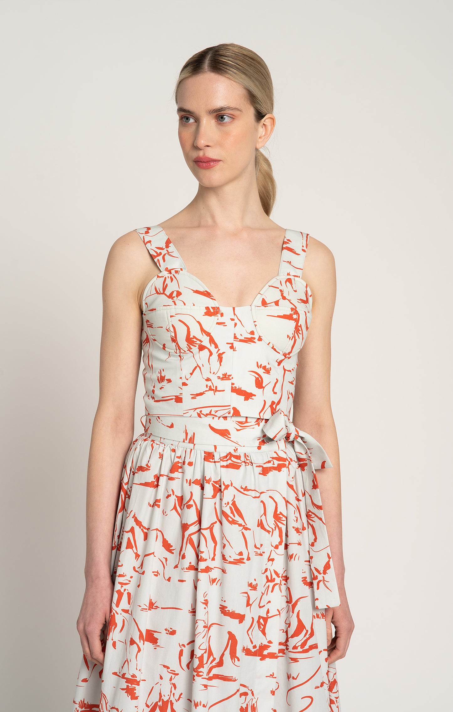 VIRTUS bustier top 'Horsemen Mint'