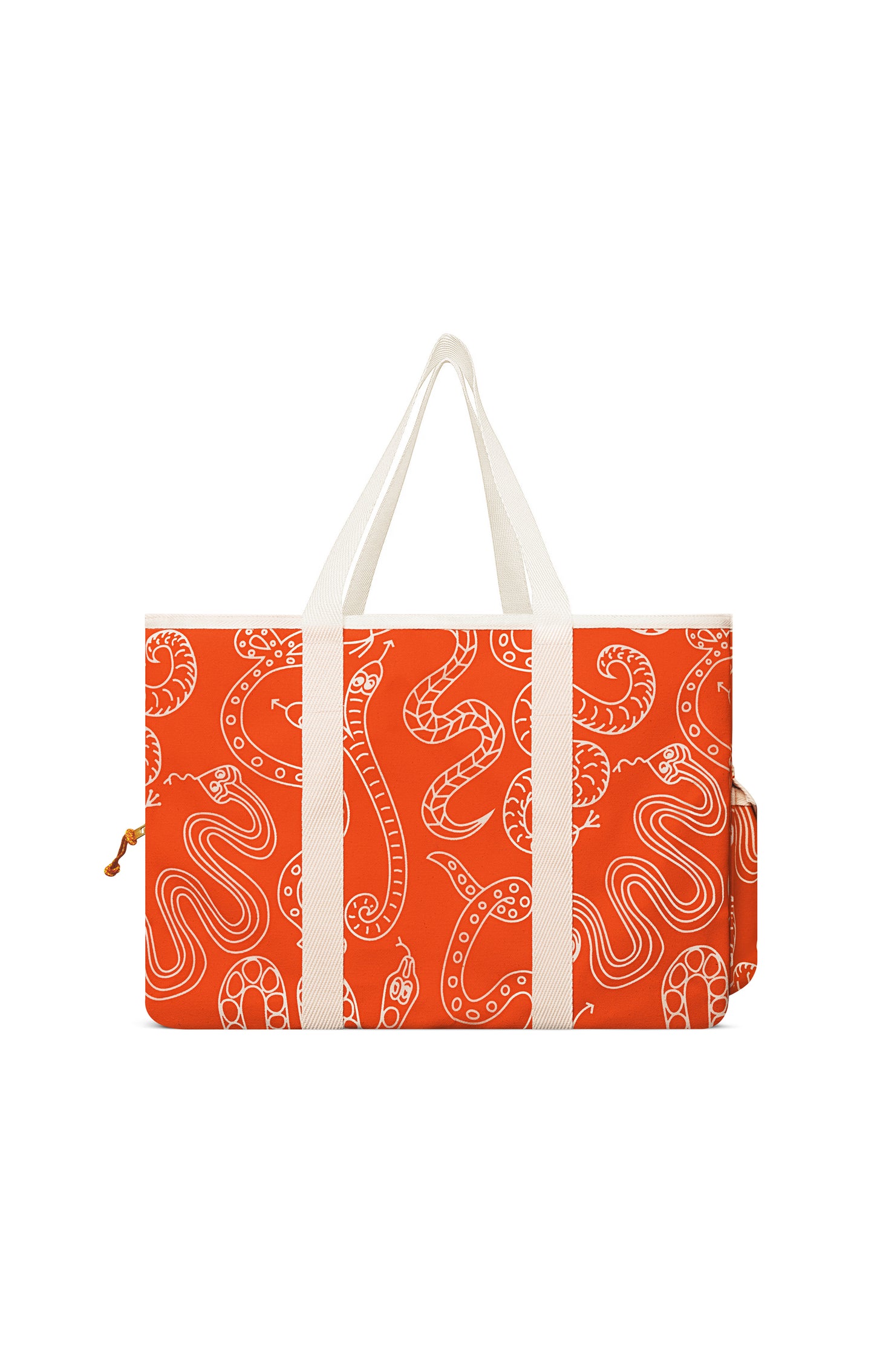 YKRA x TOMCSANYI beach bag 'Snake'