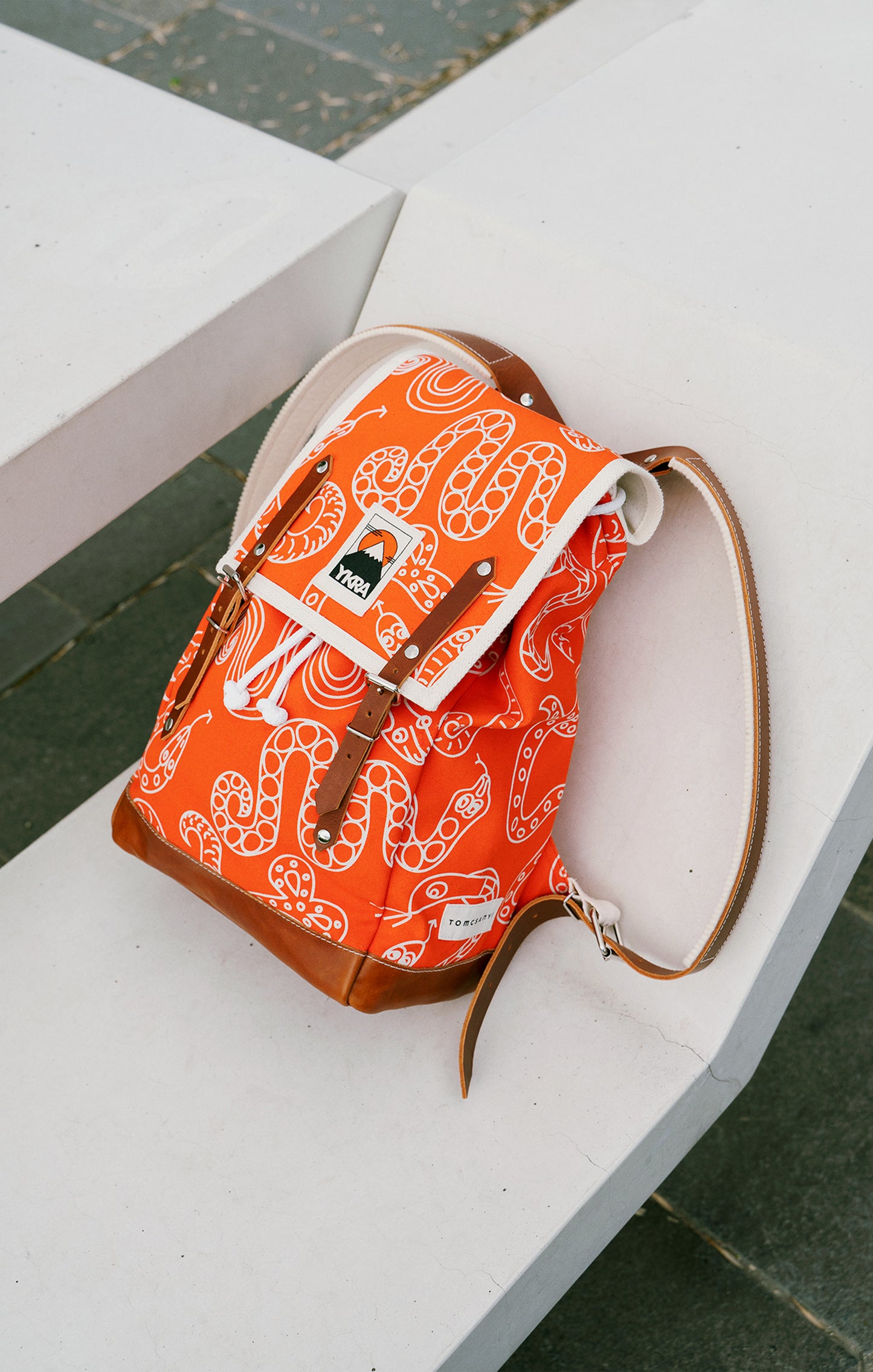 YKRA x TOMCSANYI backpack 'Snake'