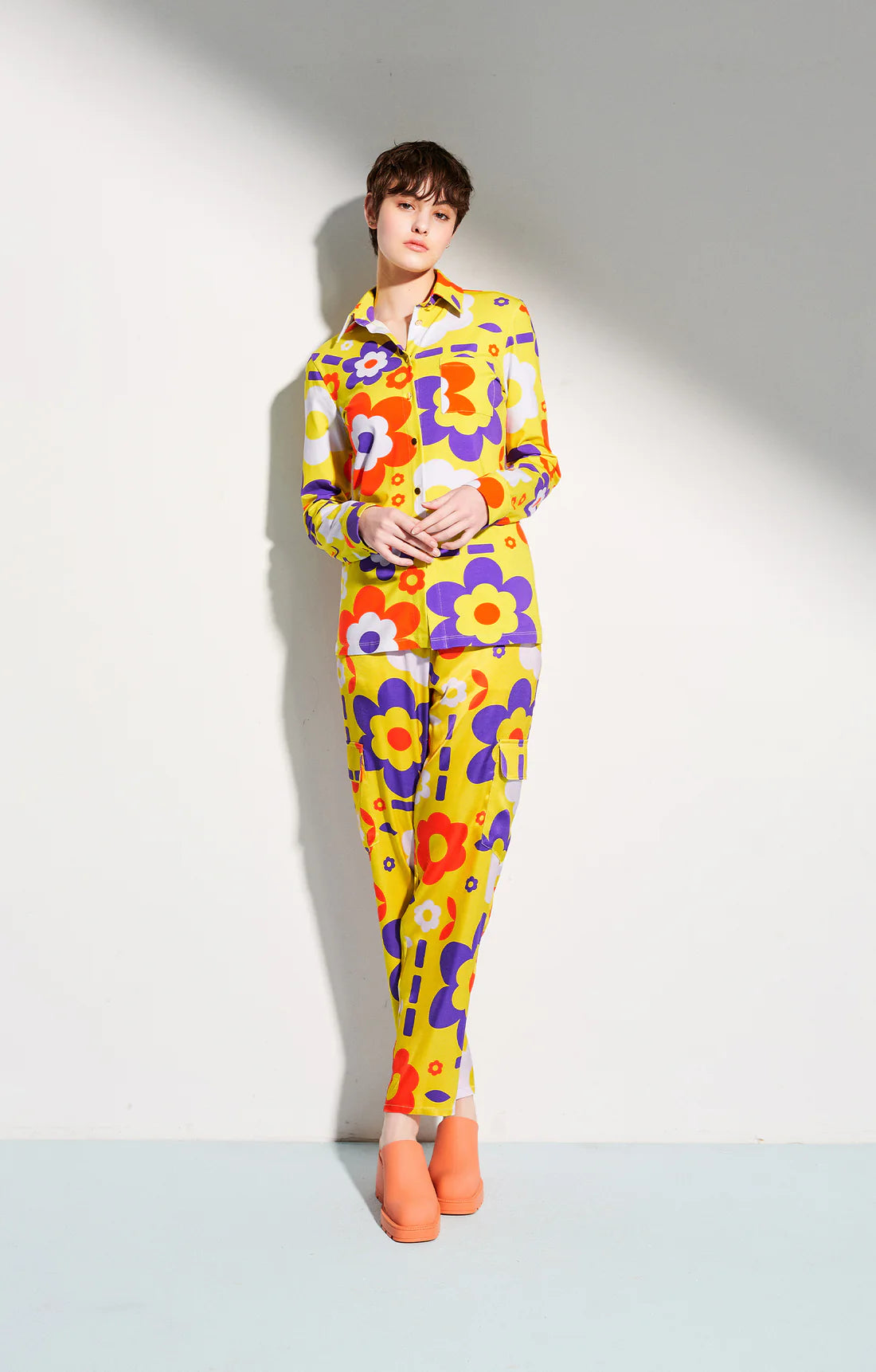 ASTI jersey shirt 'space flowers'