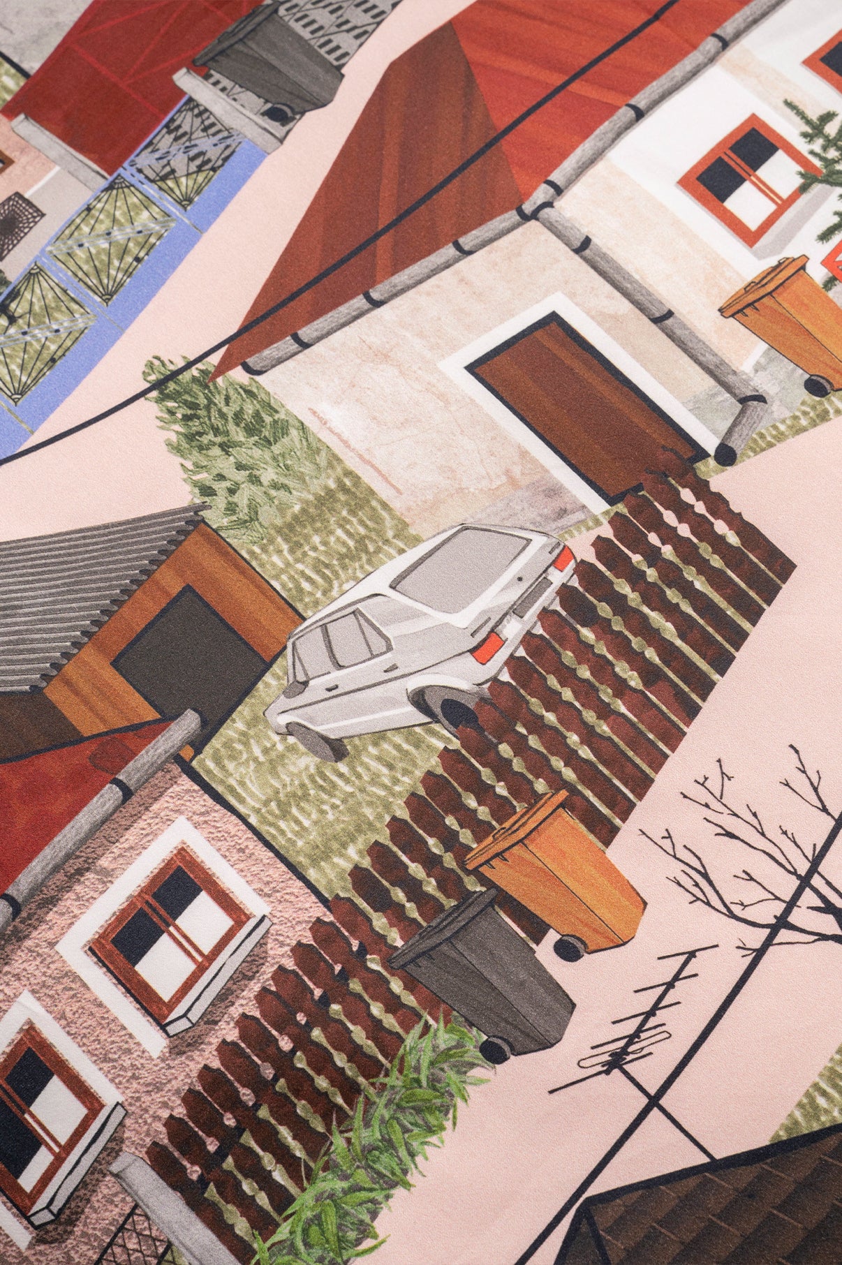 Pillowcase 'Houses'