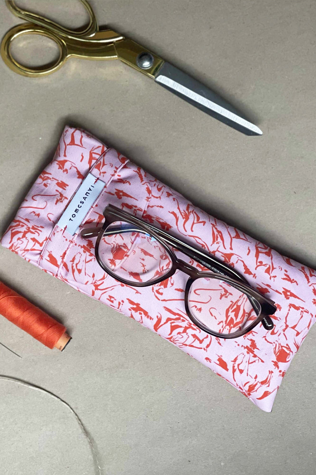 Glasses Case 'Horsemen Pink'
