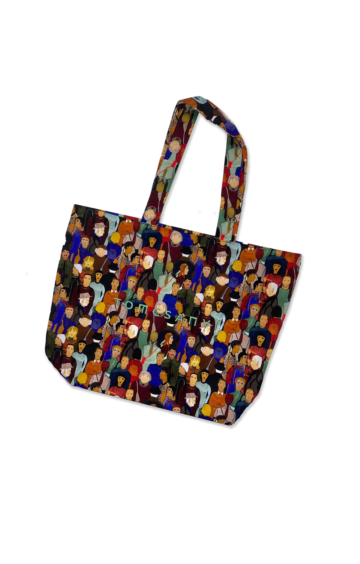 GUDAURI tote bag 'face print'