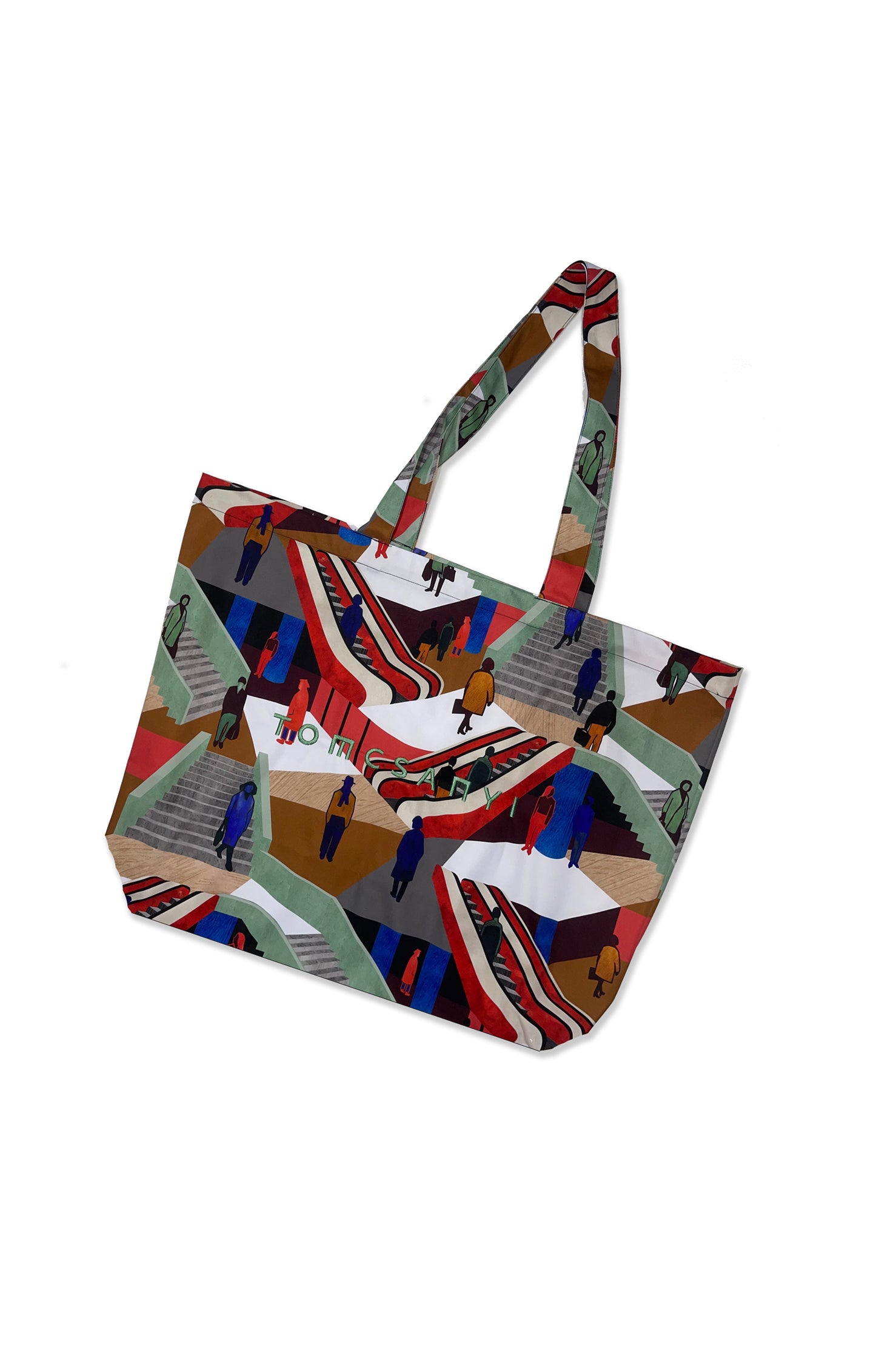 GUDAURI tote bag 'stairs'