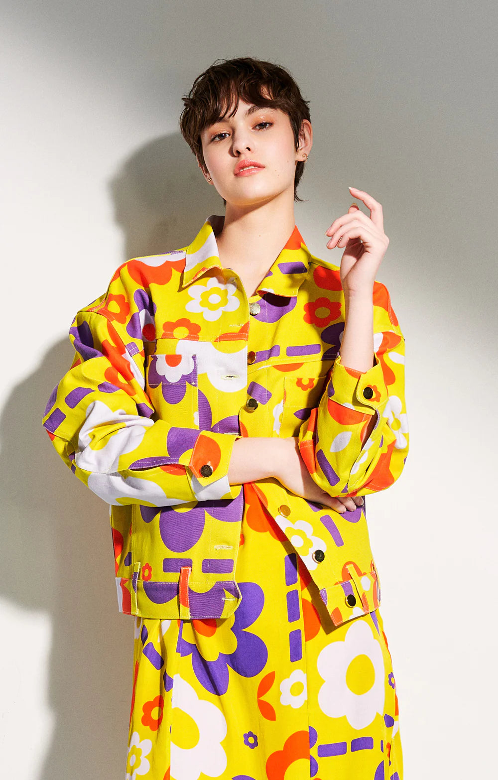 IMI jacket 'space flowers'