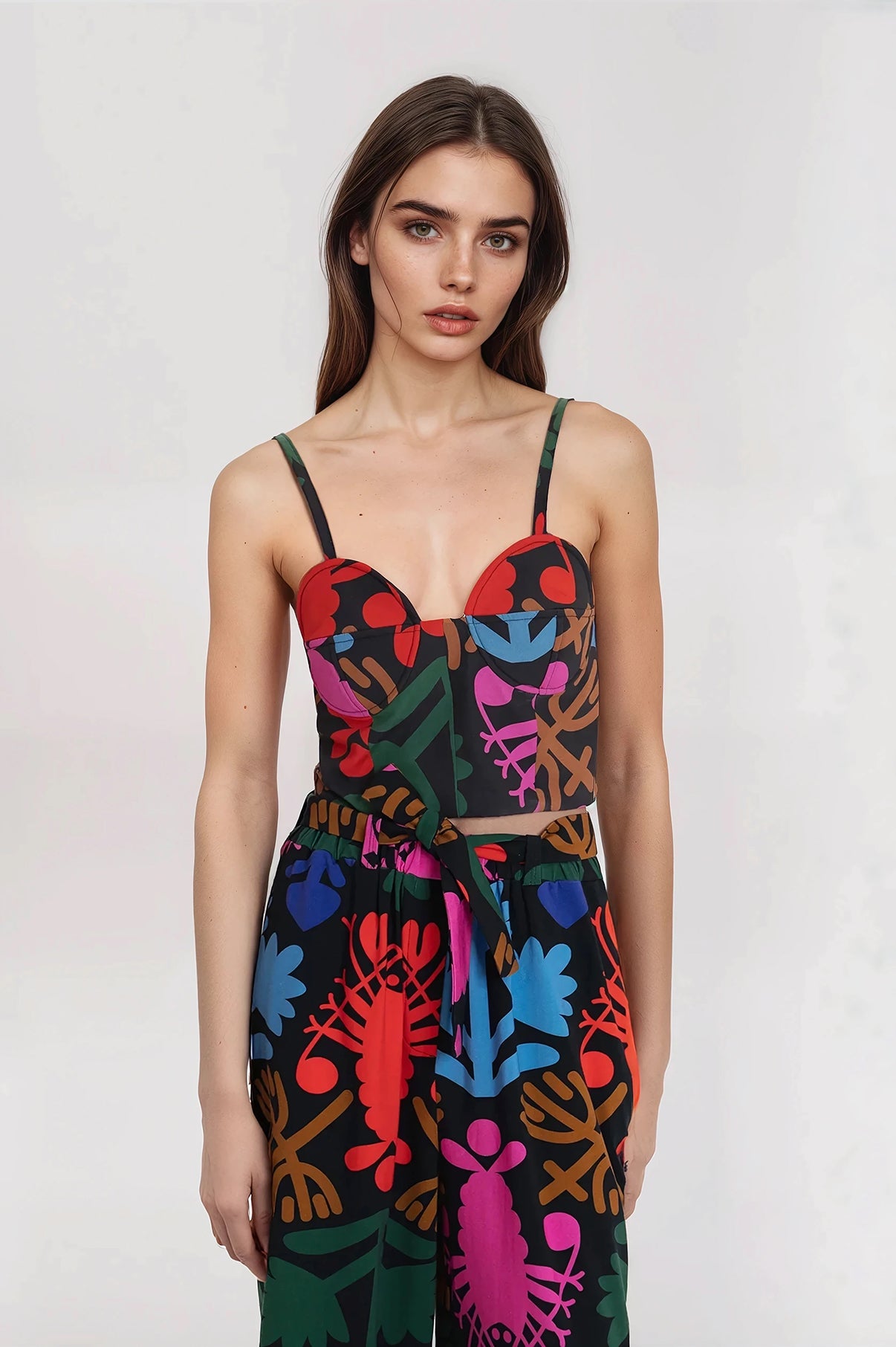 KANCSO bustier top 'Lobster'