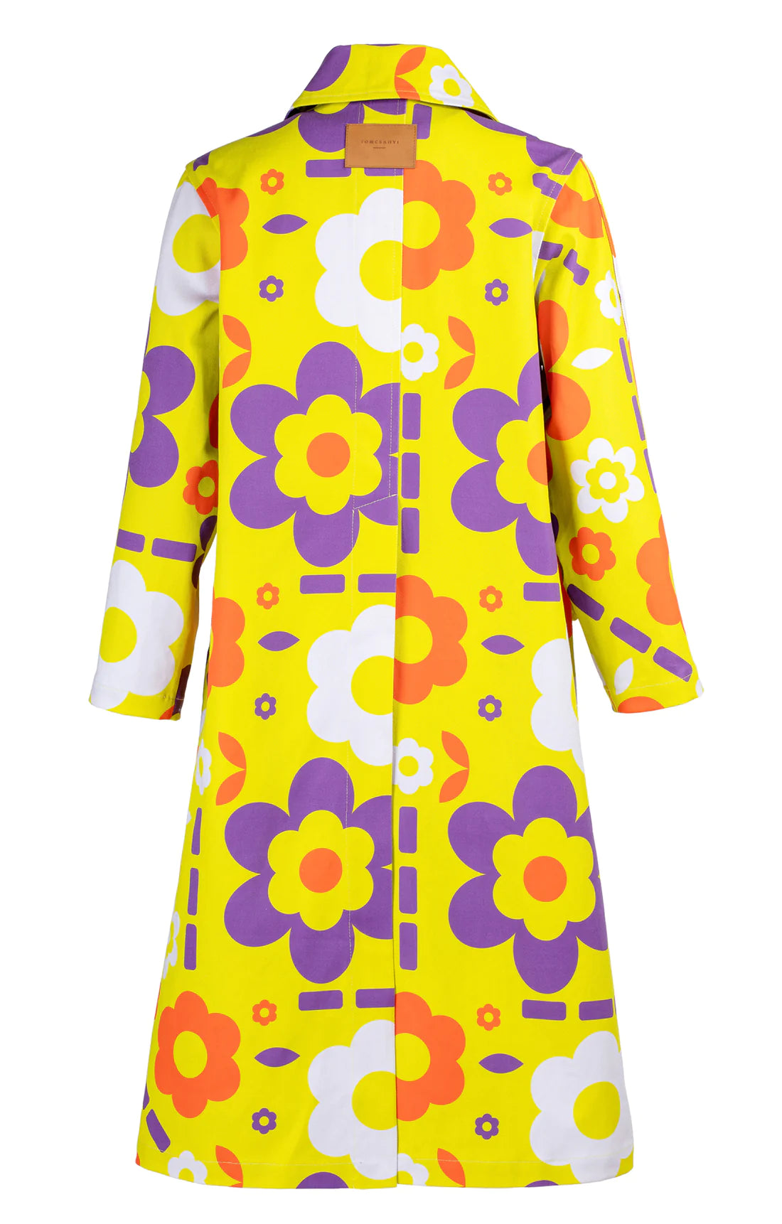KLARA trench coat 'space flowers'