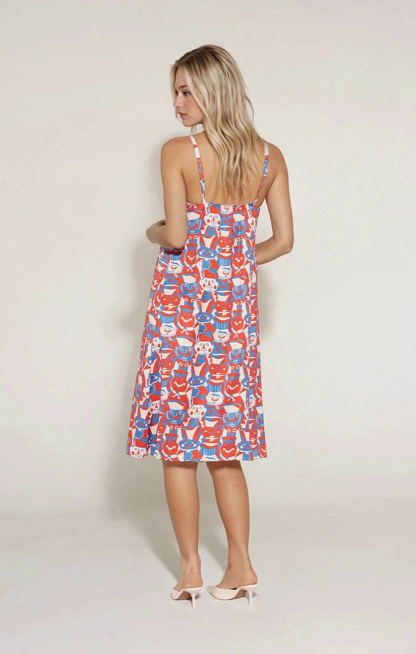 KALAP cami dress 'Miska Faces'