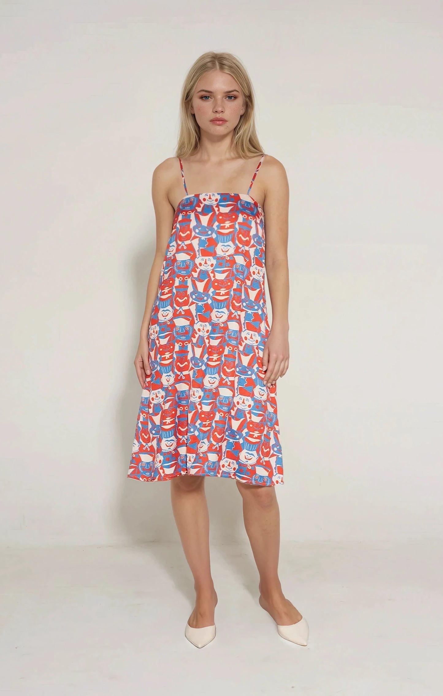 KALAP cami dress 'Miska Faces'