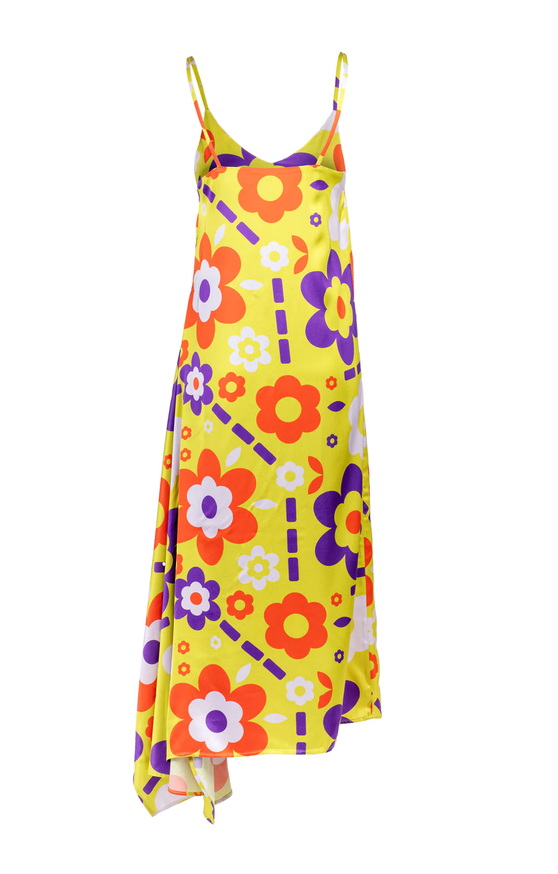 NYX asymmetric cami dress 'space flowers'