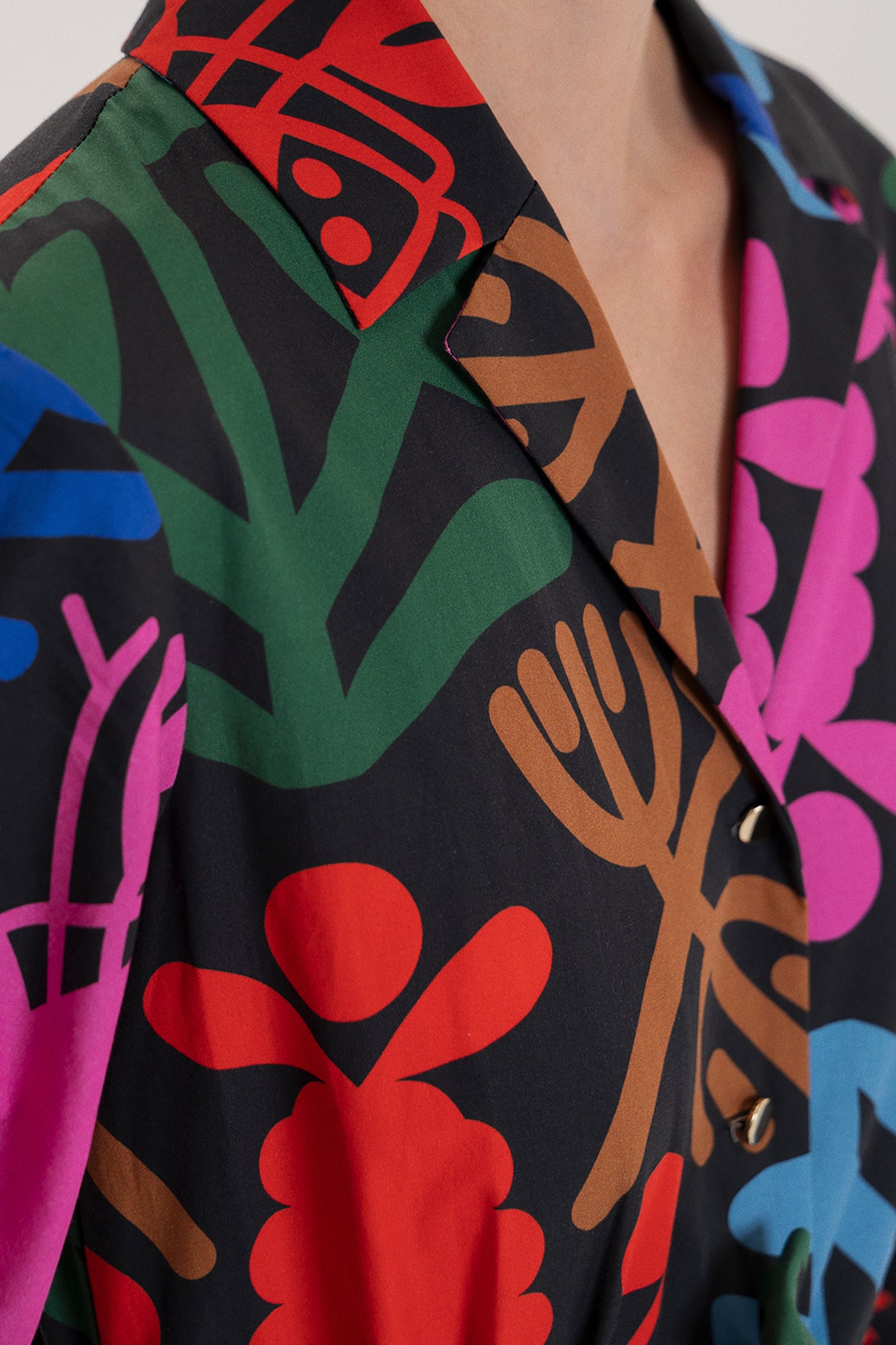 TANYA poplin midi dress 'Lobster'