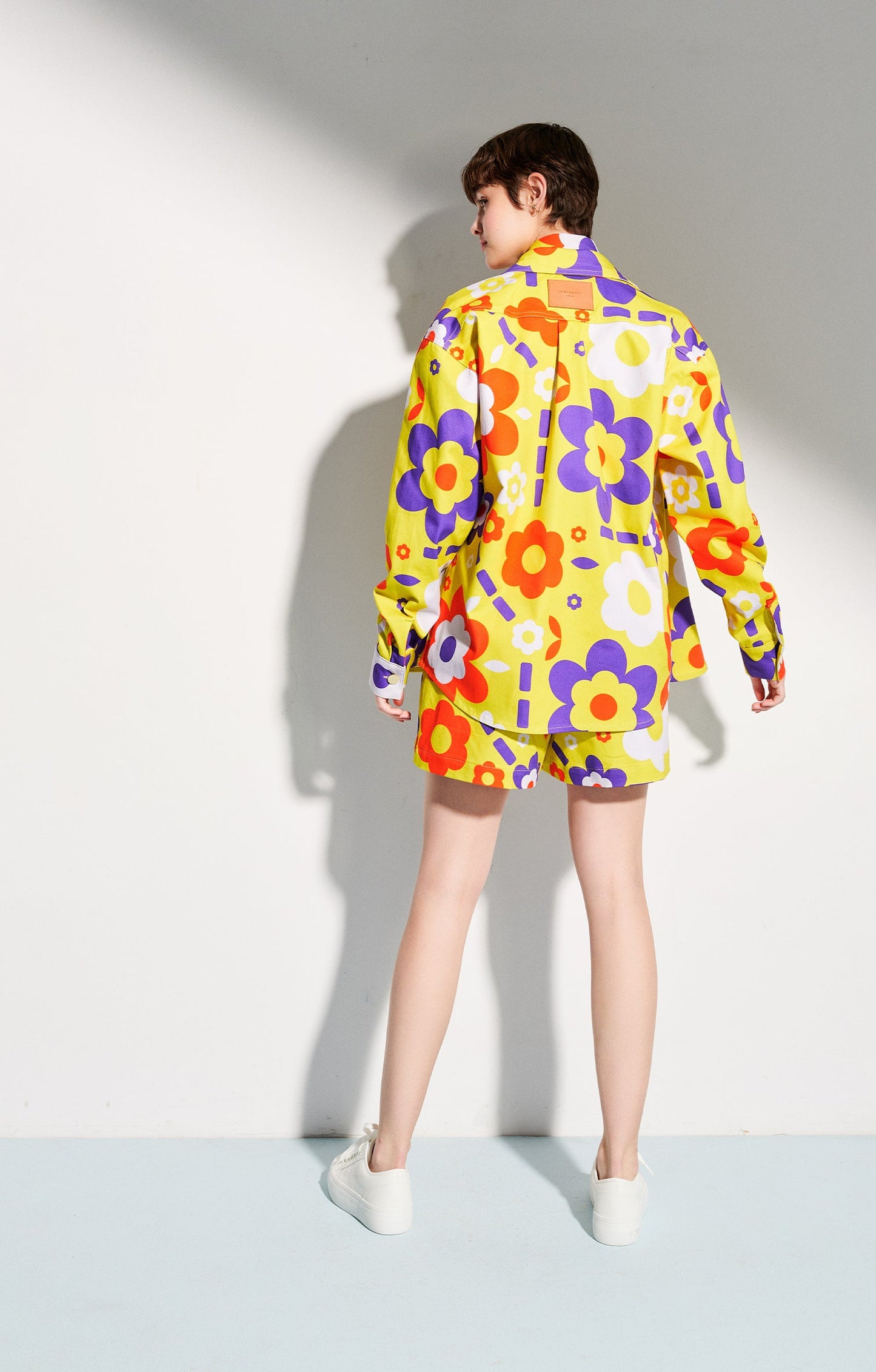 VENATA overshirt 'space flowers'