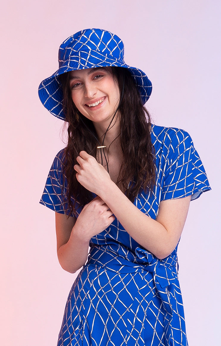 BUSA bucket hat 'fishnet blue'