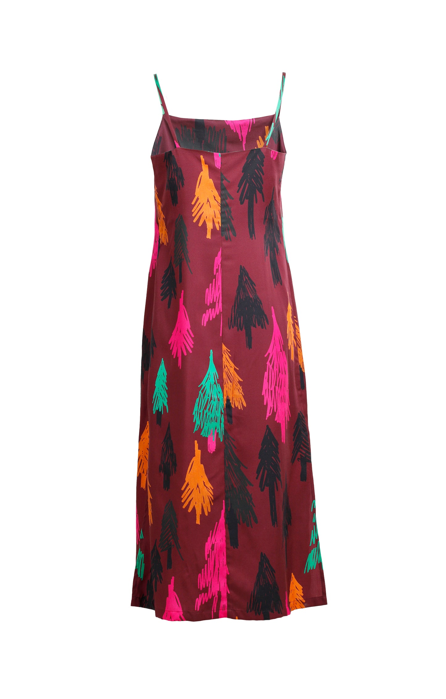 MESTIA drape front cami dress 'pines'