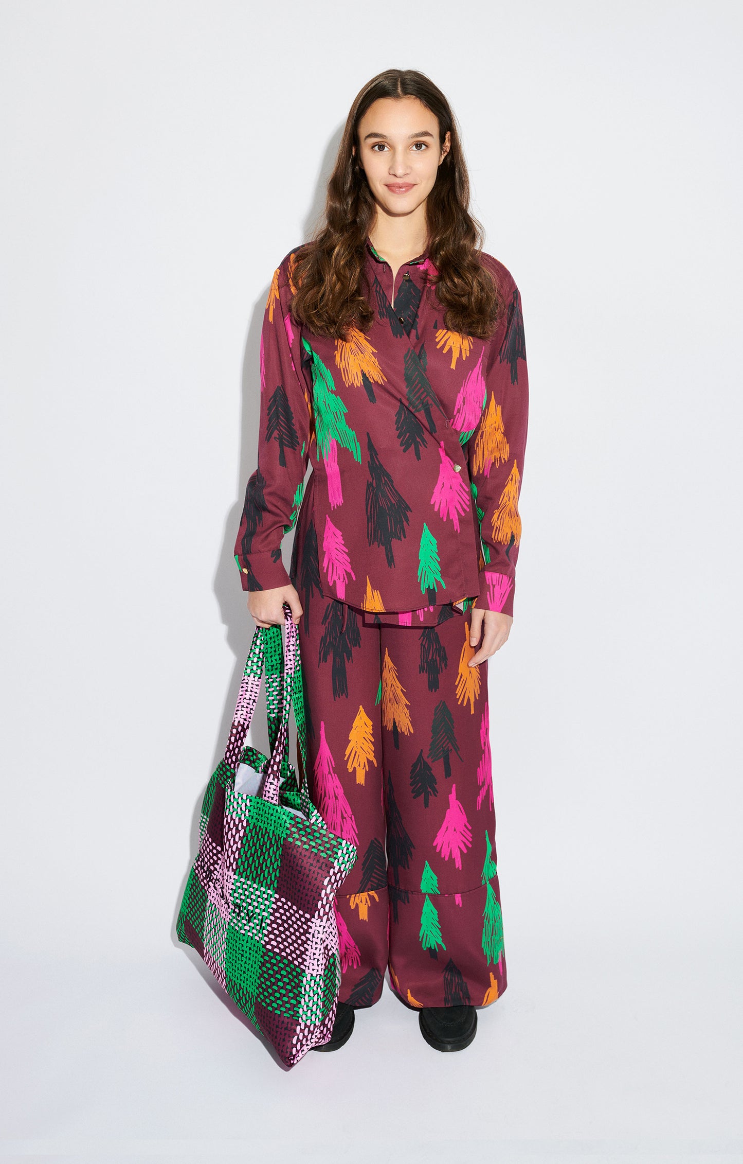 PRADOLLANO drawstring trousers 'pines'