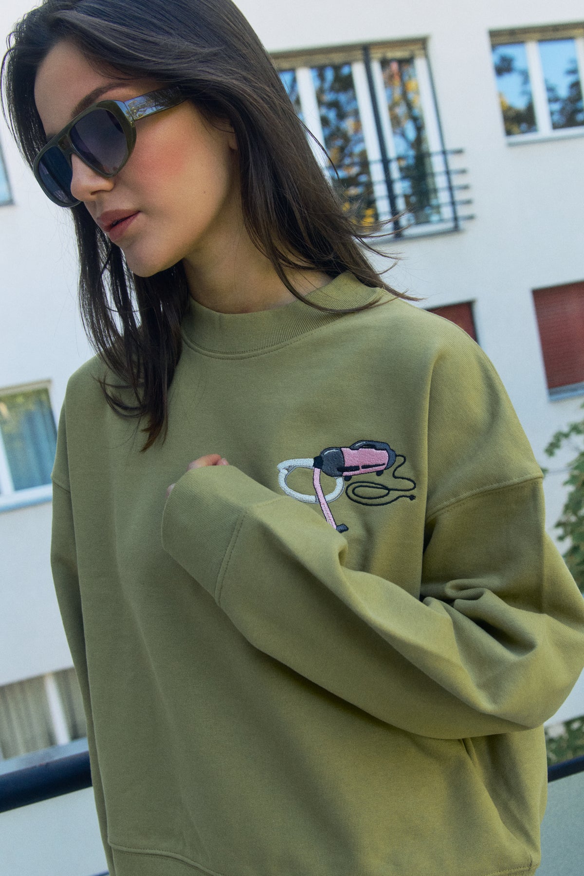 RAKETA sweatshirt 'Moss Green'