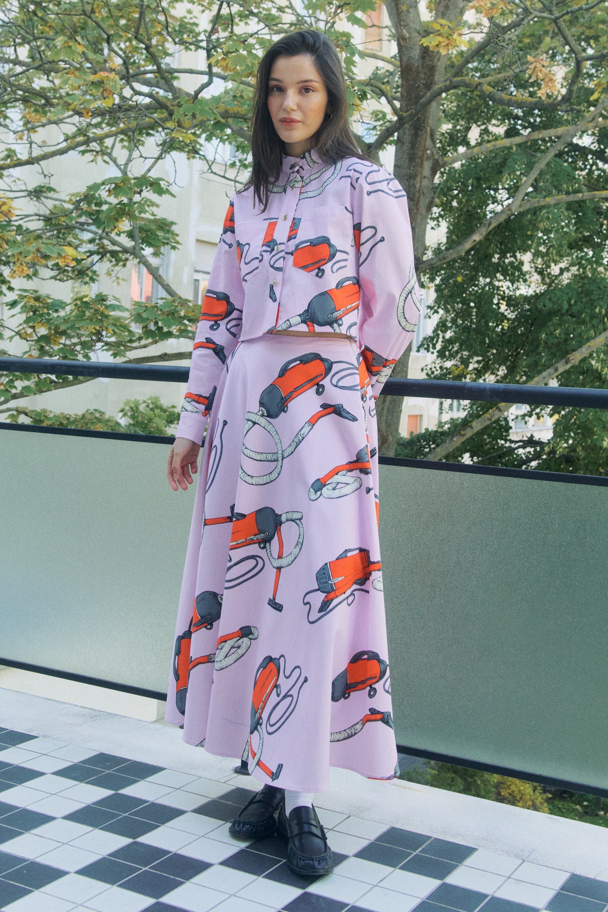 ARACHNE A-line skirt 'Raketa'