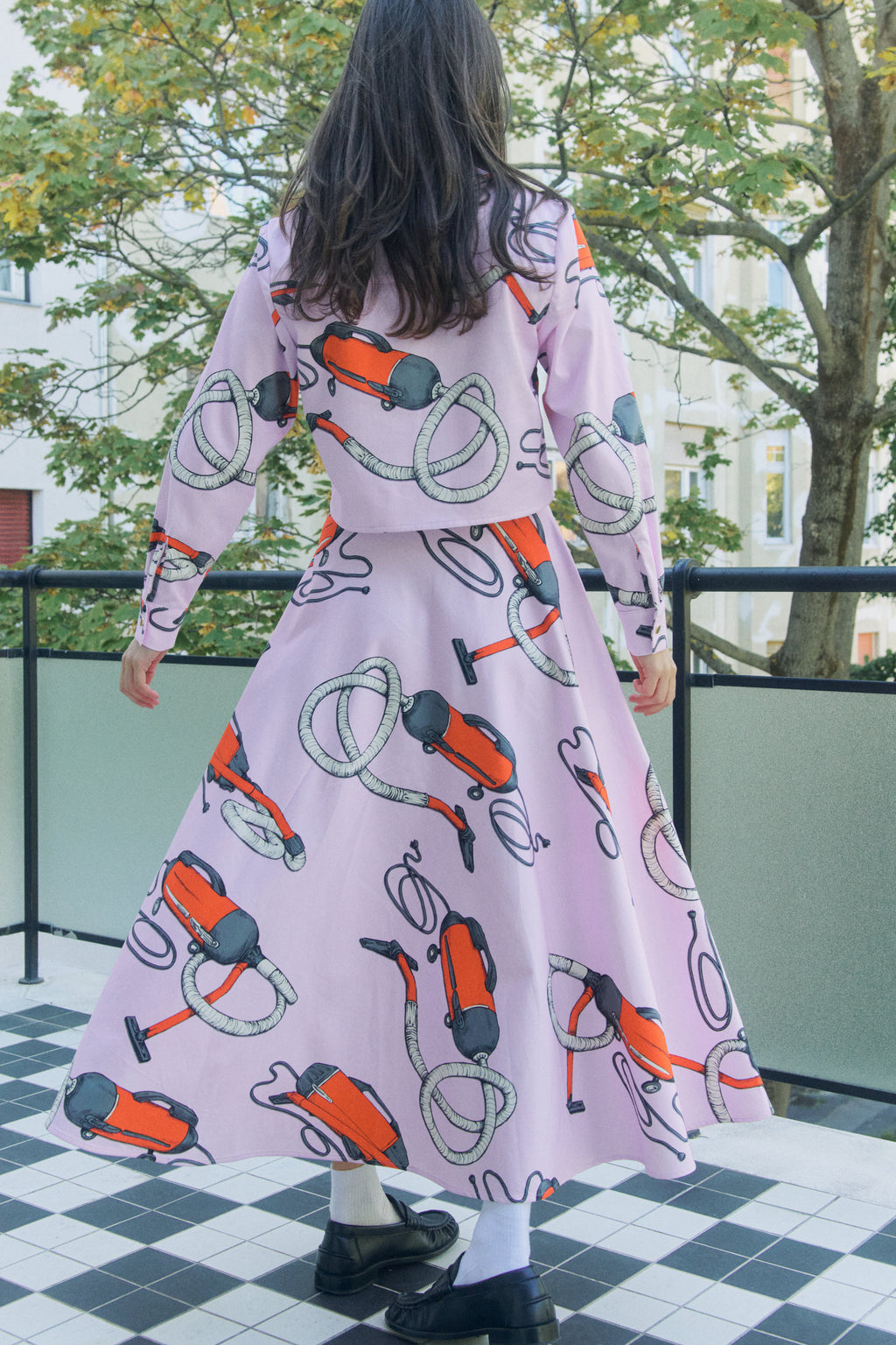 ARACHNE A-line skirt 'Raketa'