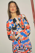 HIPO funnel sleeve top 'Domestic Red'