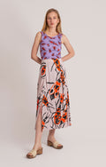 ANAX midi skirt 'Big Firebugs'