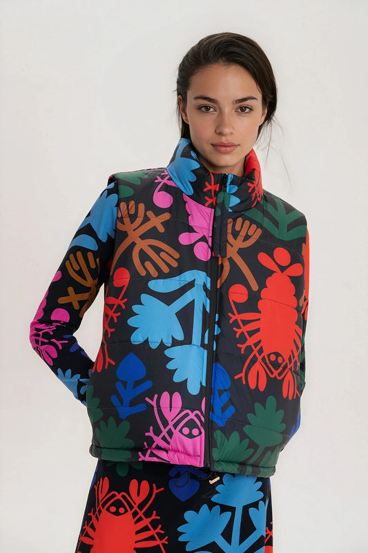 ASPEN puffer vest 'Lobster'